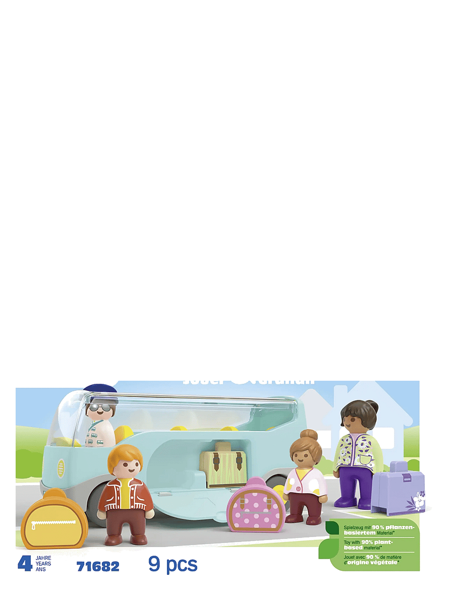 PLAYMOBIL - Junior: Lufthavnsshuttlebus - playmobil junior - multicolored - 1