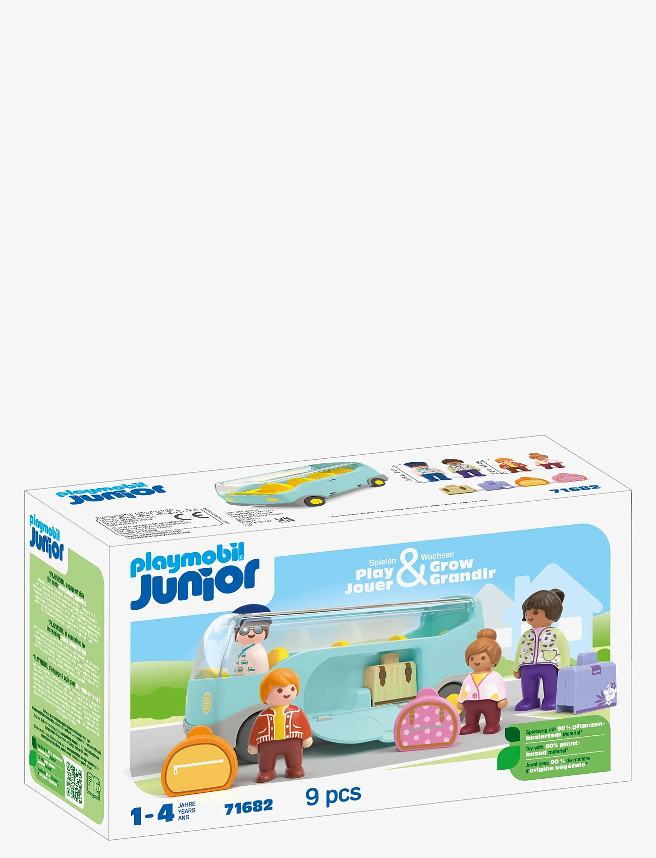 PLAYMOBIL - JUNIOR Airport Shuttle Bus - 71682 - playmobil junior - multicolored - 2