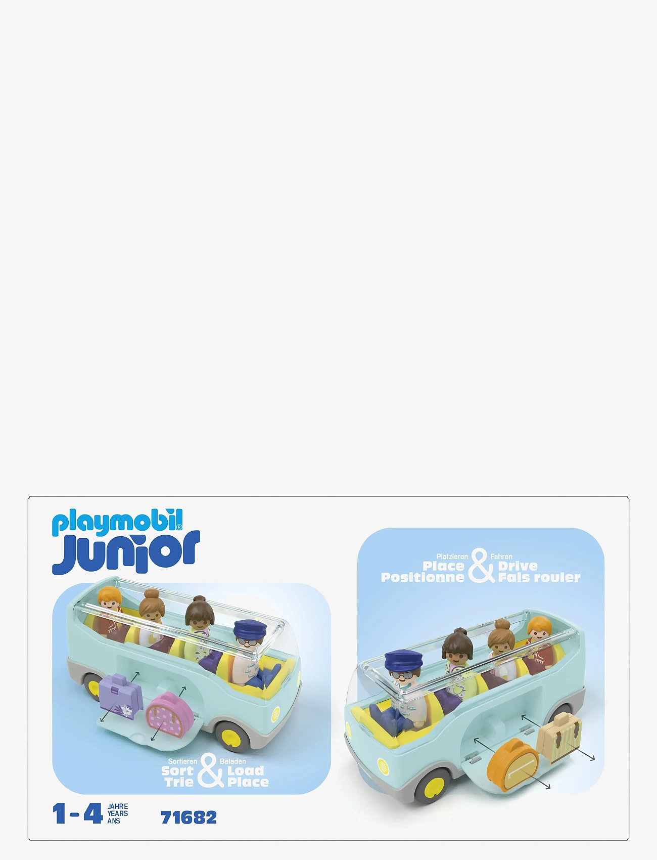 PLAYMOBIL - JUNIOR Airport Shuttle Bus - 71682 - playmobil junior - multicolored - 3