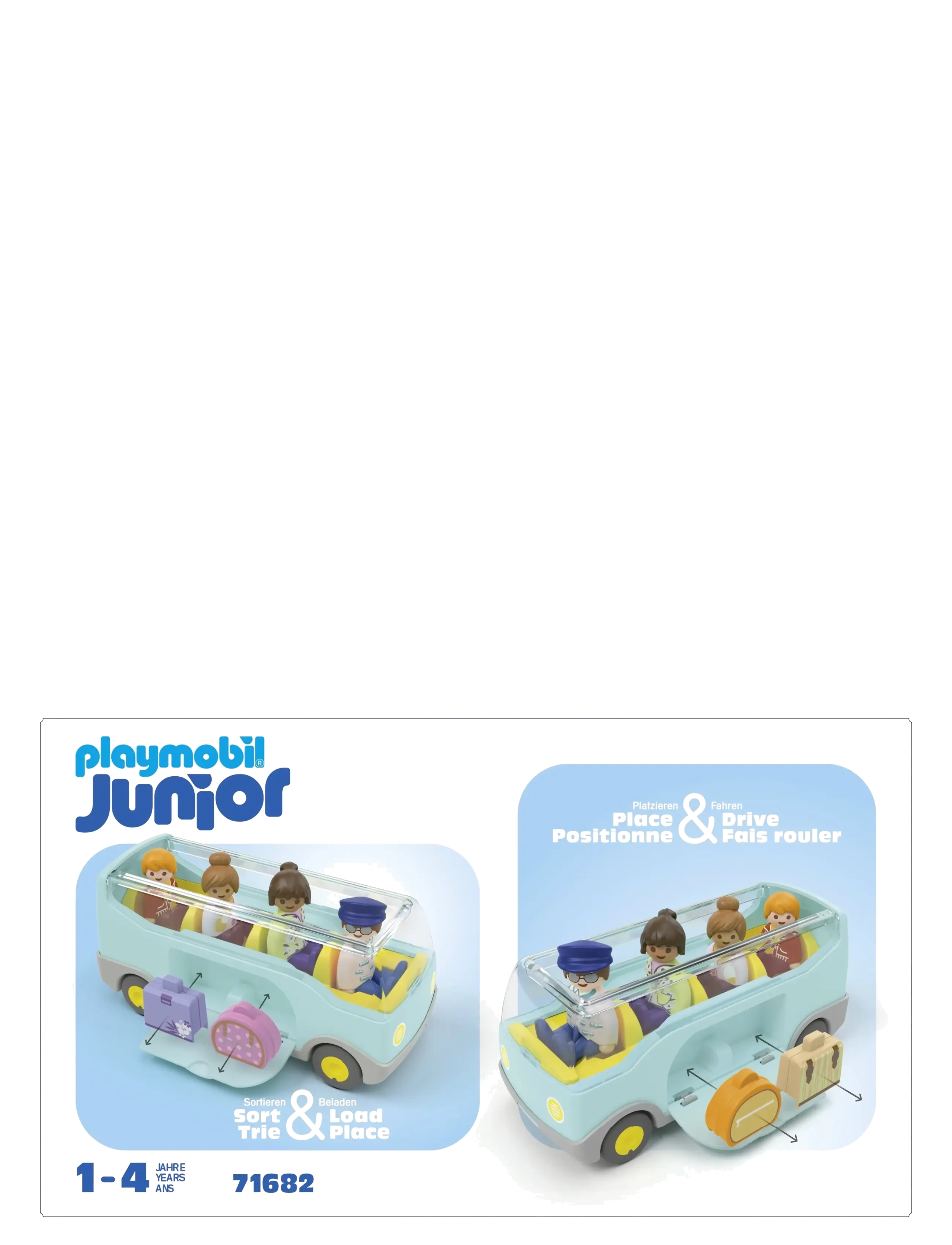 PLAYMOBIL - Junior Airport Shuttle Bus - playmobil junior - multicolored - 3