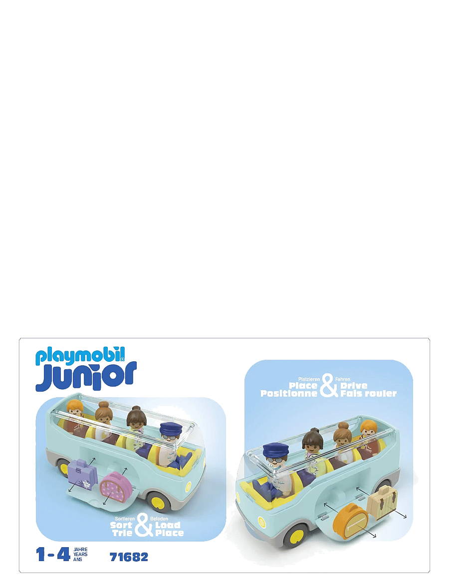 PLAYMOBIL - Junior: Lufthavnsshuttlebus - playmobil junior - multicolored - 3