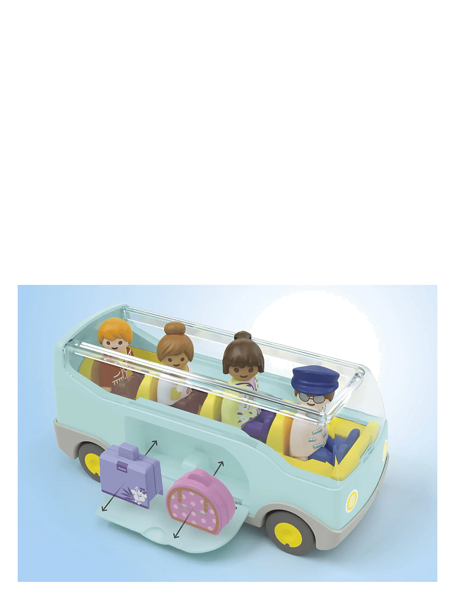 PLAYMOBIL - Junior: Lufthavnsshuttlebus - playmobil junior - multicolored - 5