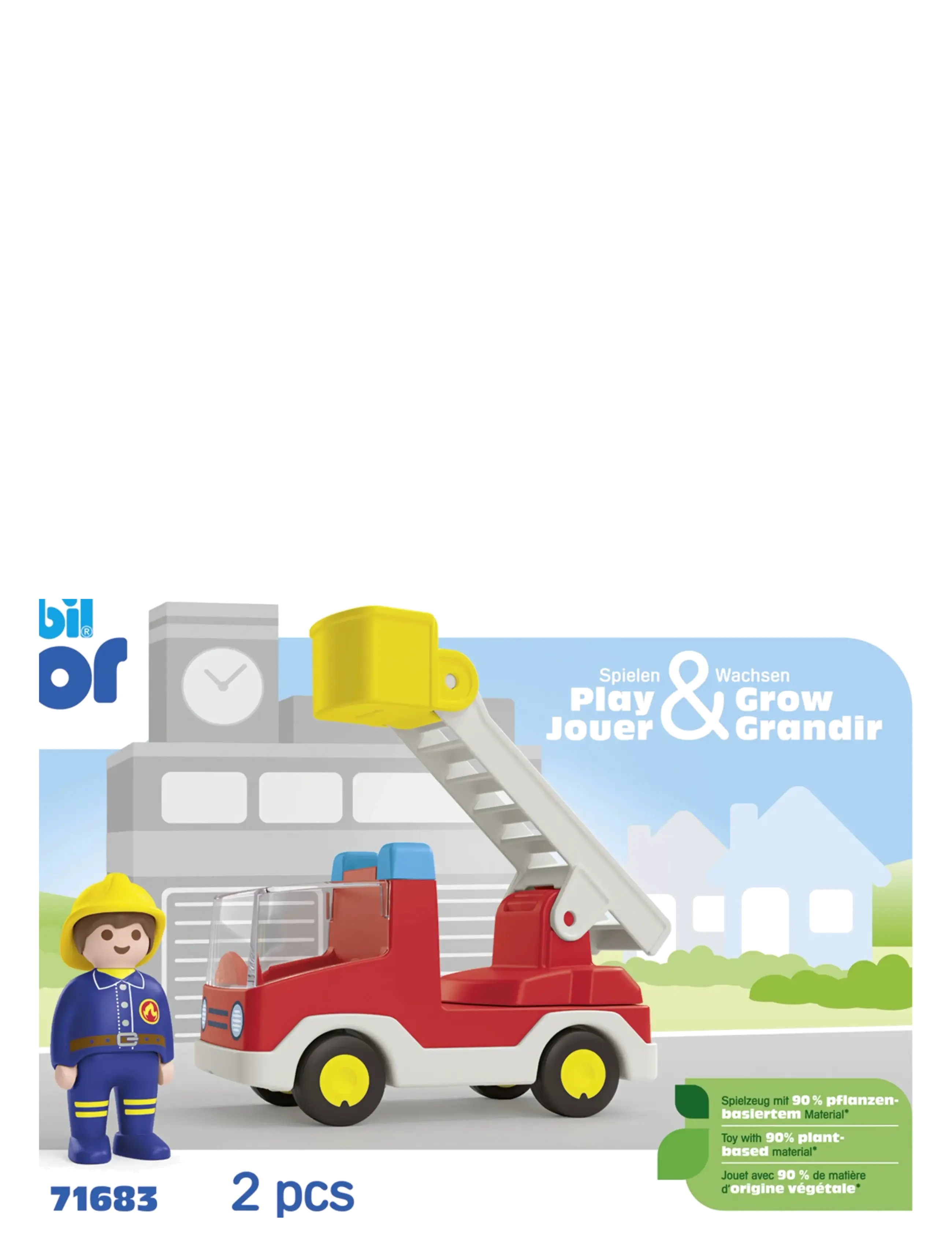 PLAYMOBIL - Junior Ladder Unit Fire Truck - multicolored - 1