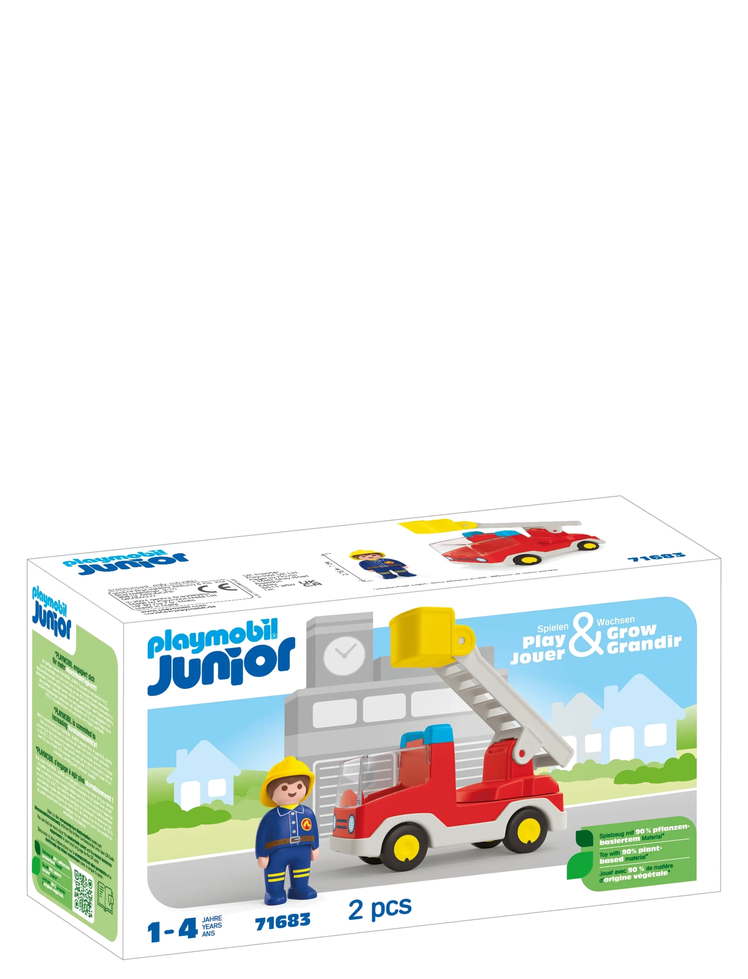 PLAYMOBIL - Junior Ladder Unit Fire Truck - multicolored - 2