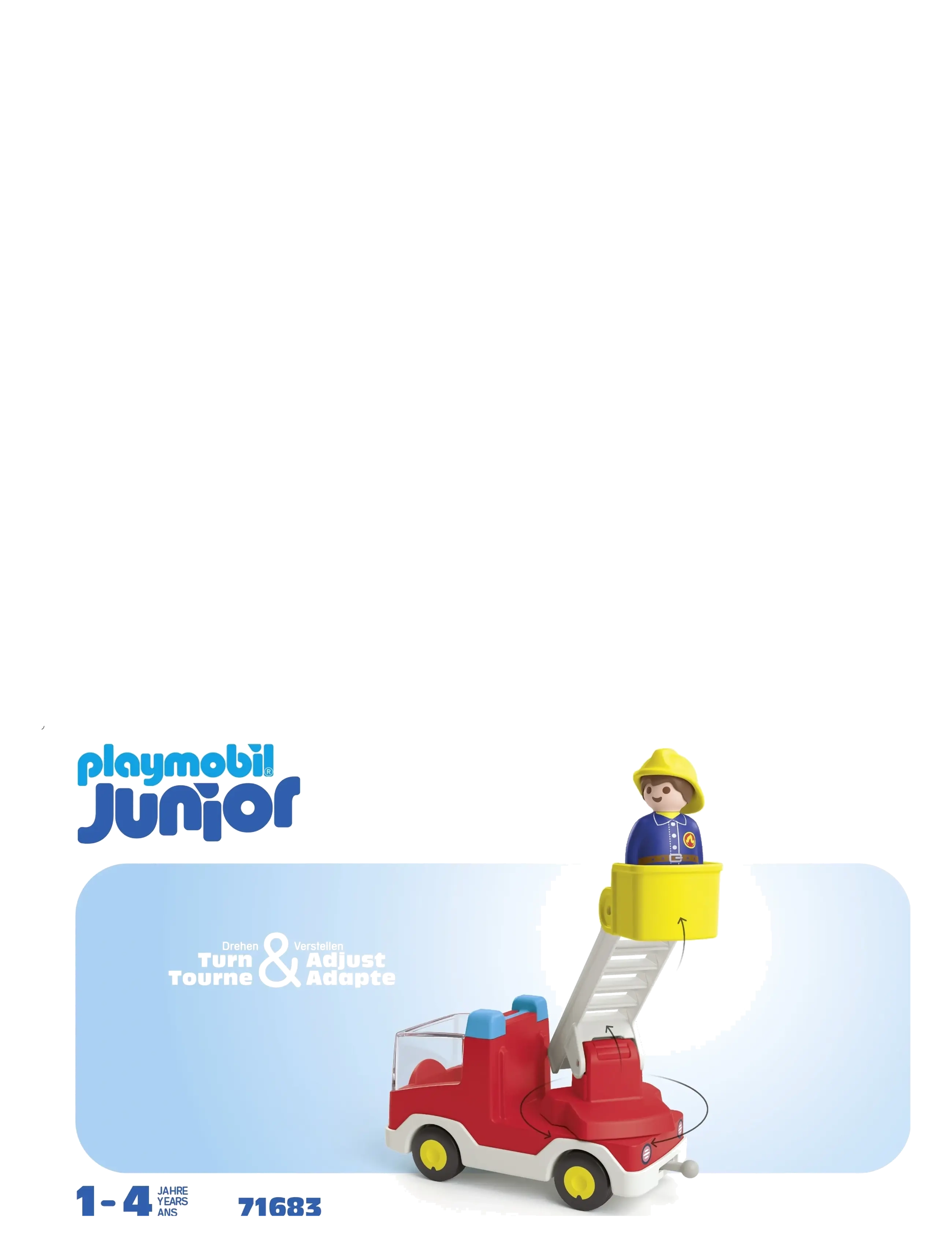 PLAYMOBIL - Junior Ladder Unit Fire Truck - multicolored - 3