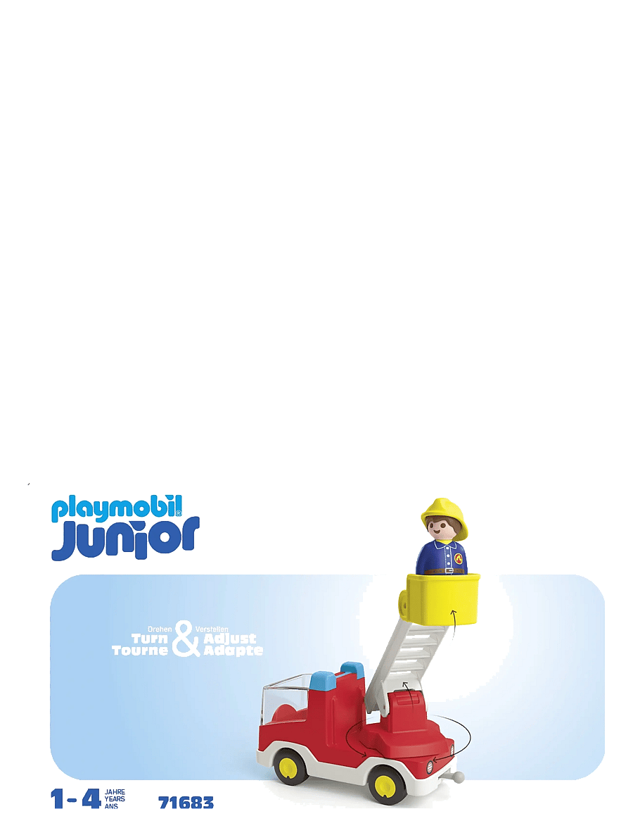 PLAYMOBIL - Junior Ladder Unit Fire Truck - multicolored - 3