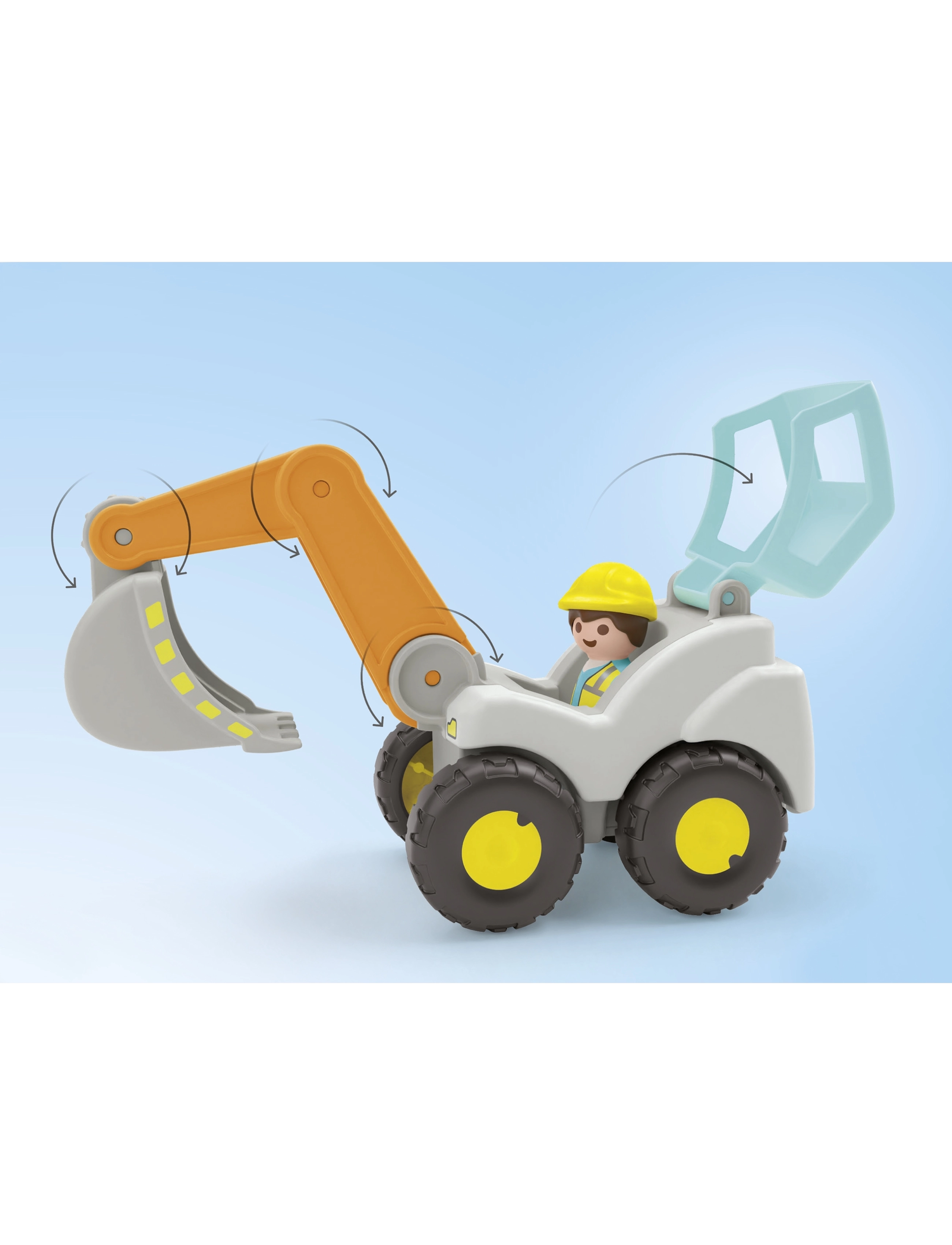 PLAYMOBIL - Junior Shovel Excavator - playmobil junior - multicolored - 3