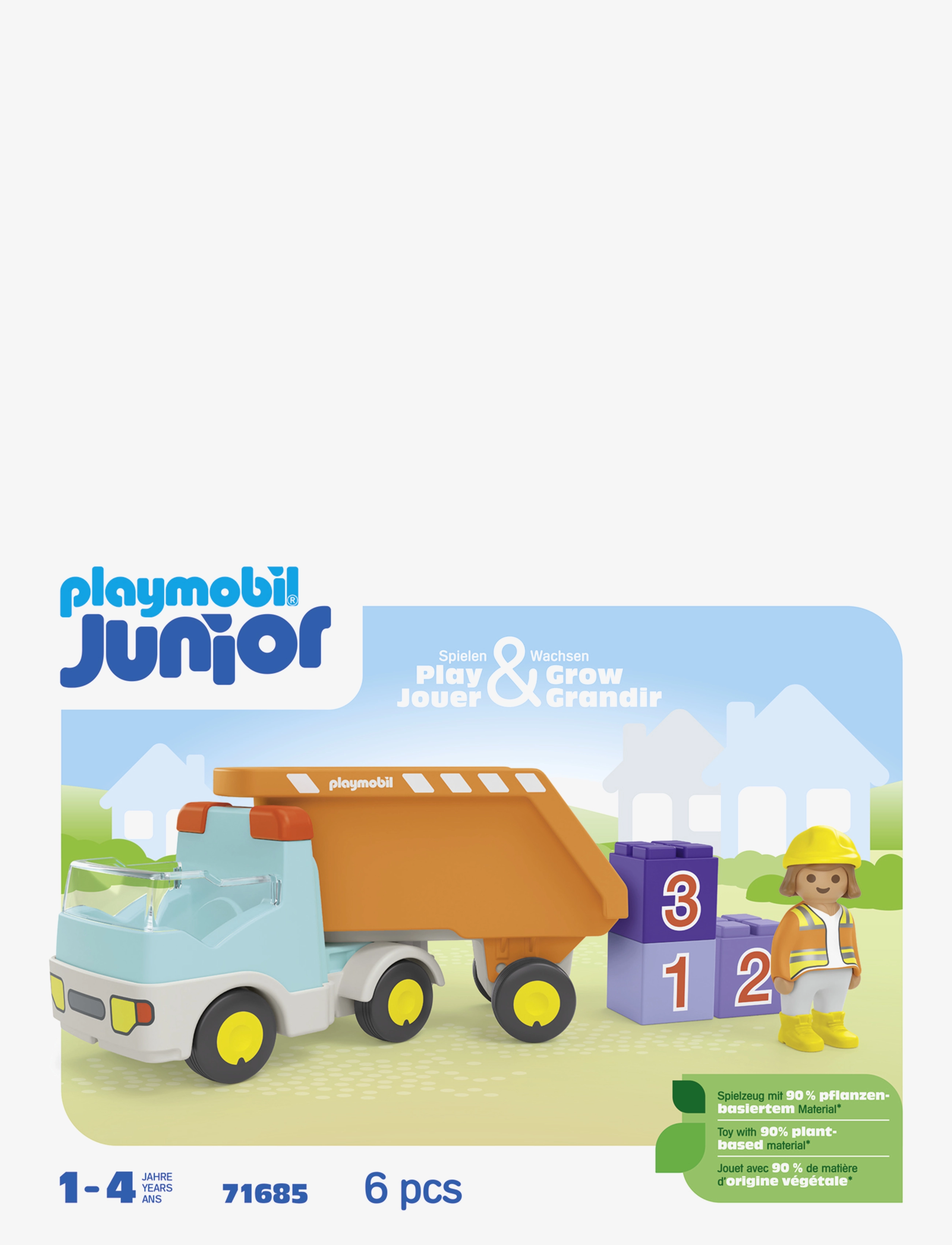 PLAYMOBIL - Junior Dump Truck - playmobil junior - multicolored - 1