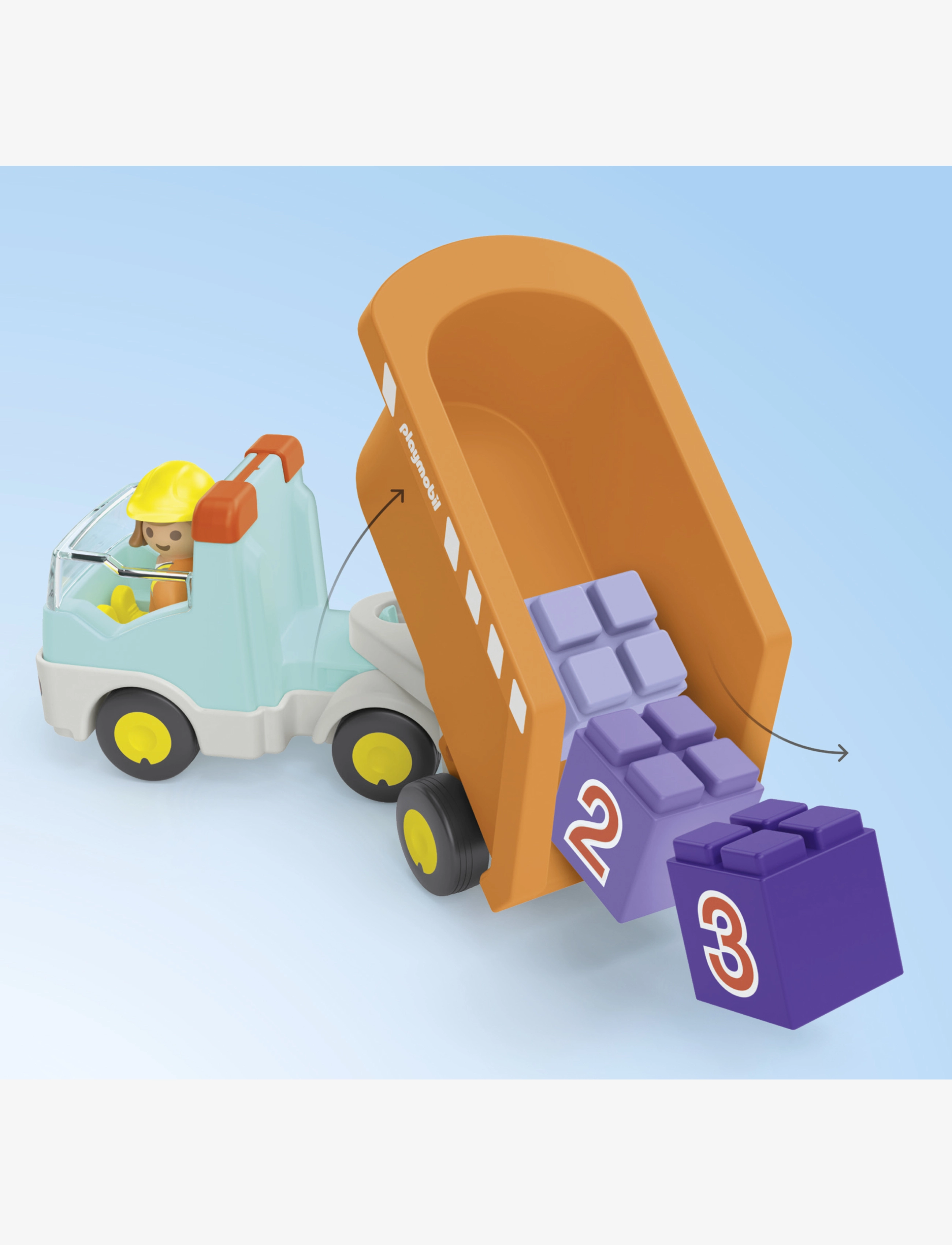 PLAYMOBIL - Junior Dump Truck - playmobil junior - multicolored - 4