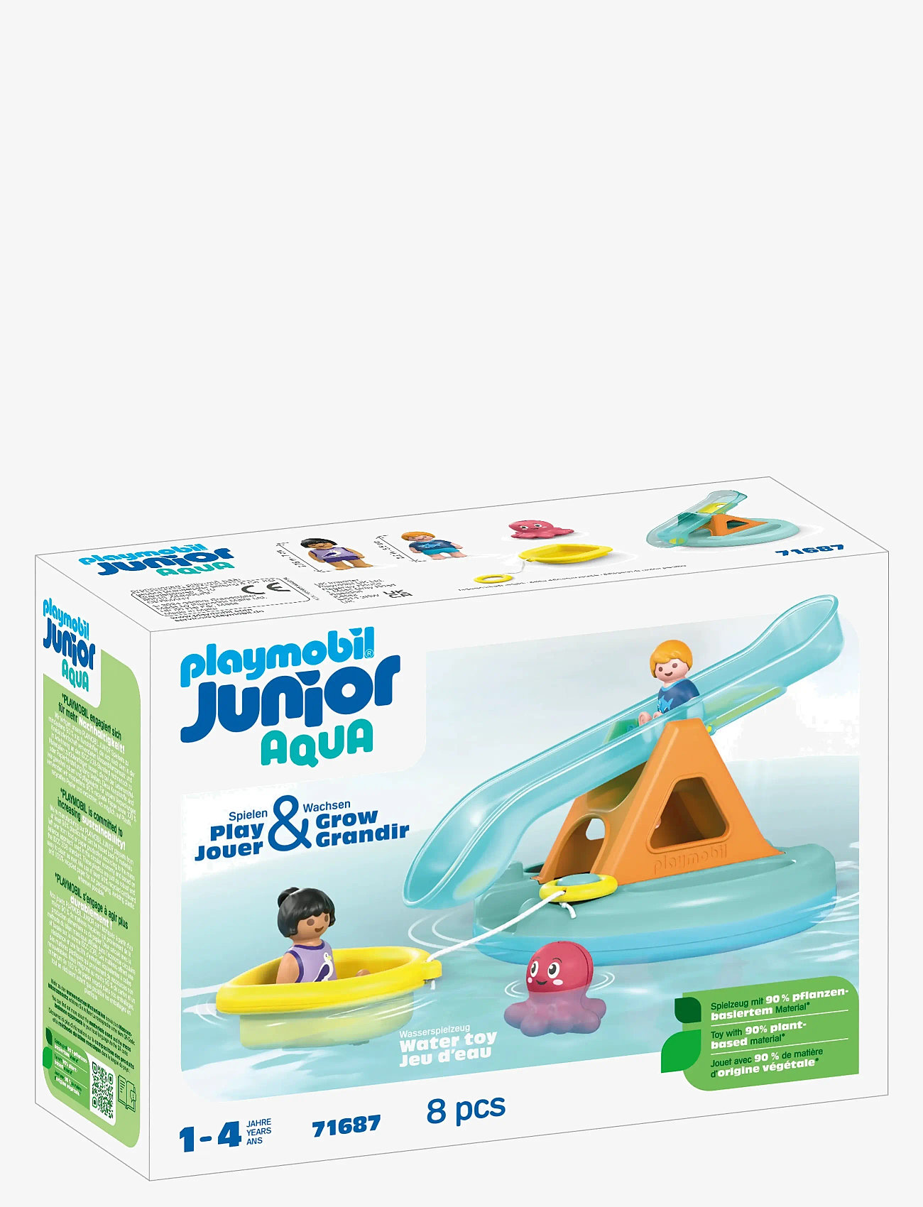 PLAYMOBIL - JUNIOR Aqua Water Seesaw with Boat - 71687 - Övriga vattenleksaker - multicolored - 1
