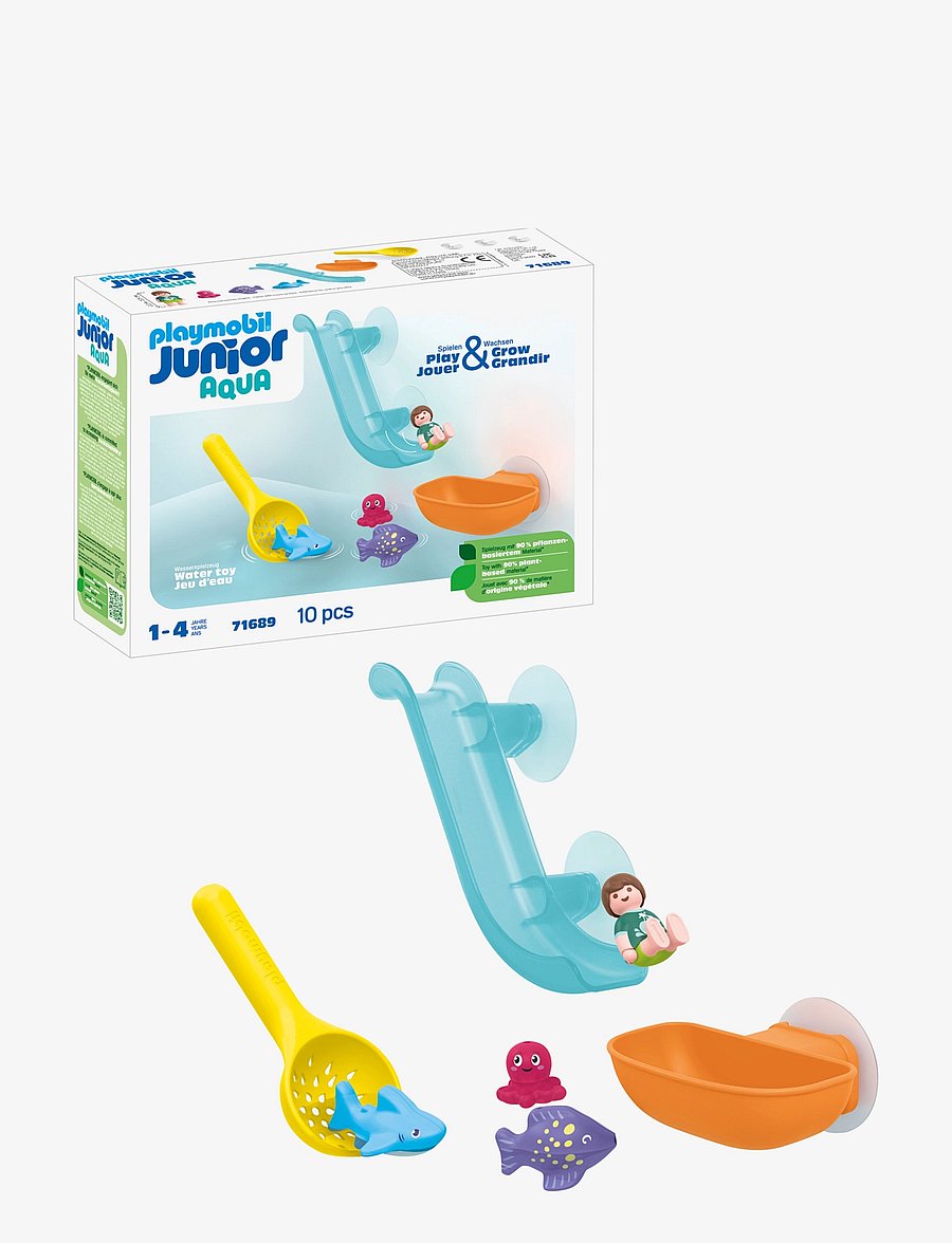 PLAYMOBIL - JUNIOR Aqua Water Slide with Sea Animals - 71689 - multicolored - 1