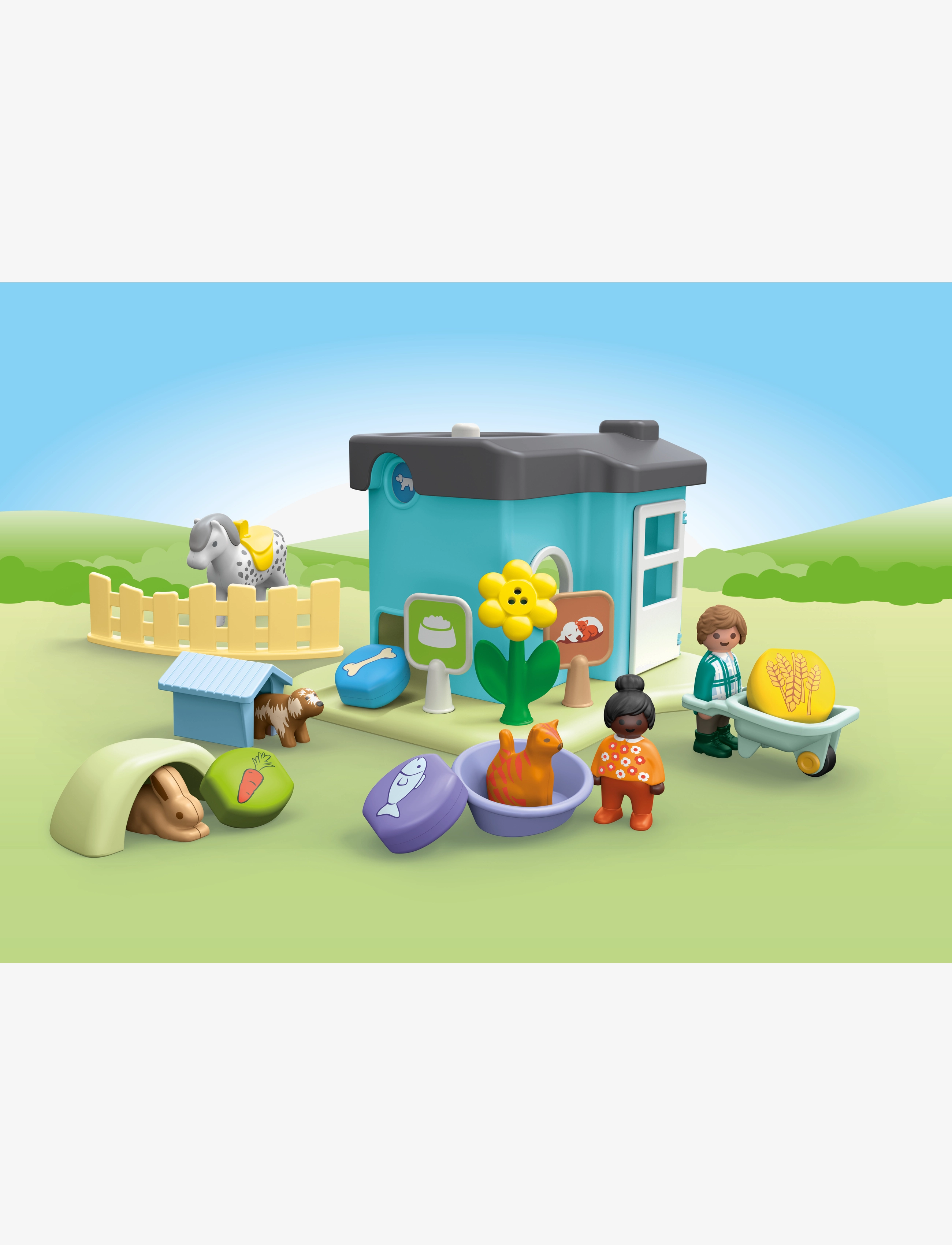 PLAYMOBIL - Junior Animal Kennels with Treat Dispenser - playmobil junior - multicolored - 4