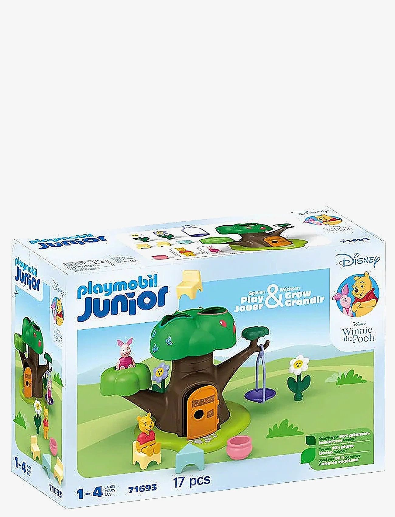 PLAYMOBIL - JUNIOR & Disney: Winnie's & Piglet's Tree House​ - 71693 - playmobil junior - multicolored - 1