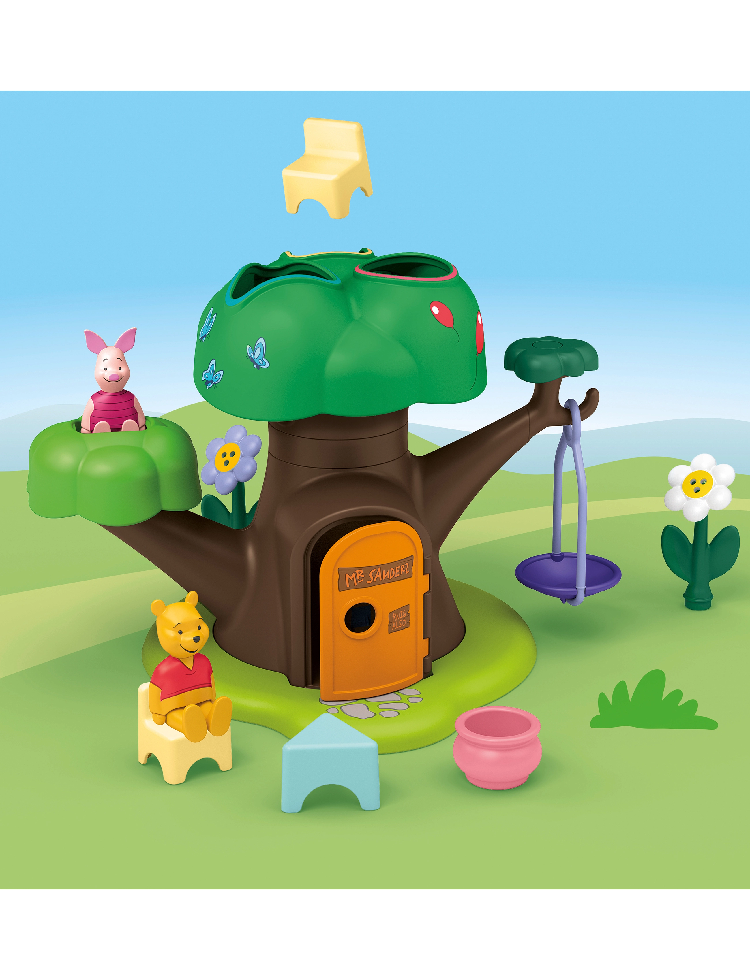 PLAYMOBIL - JUNIOR & Disney: Winnie's & Piglet's Tree House​ - 71693 - multicolored - 0
