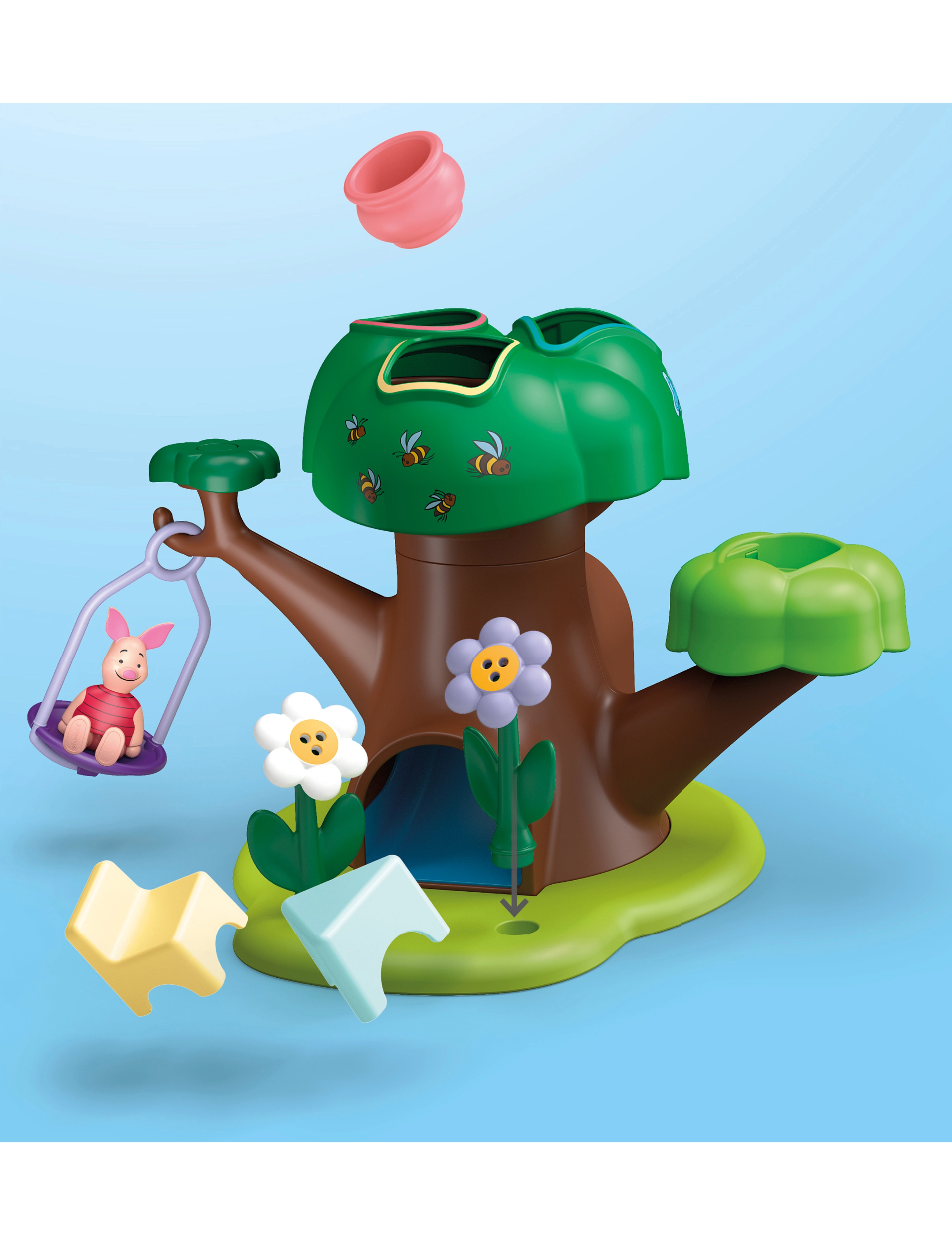 PLAYMOBIL - JUNIOR & Disney: Winnie's & Piglet's Tree House​ - 71693 - multicolored - 4