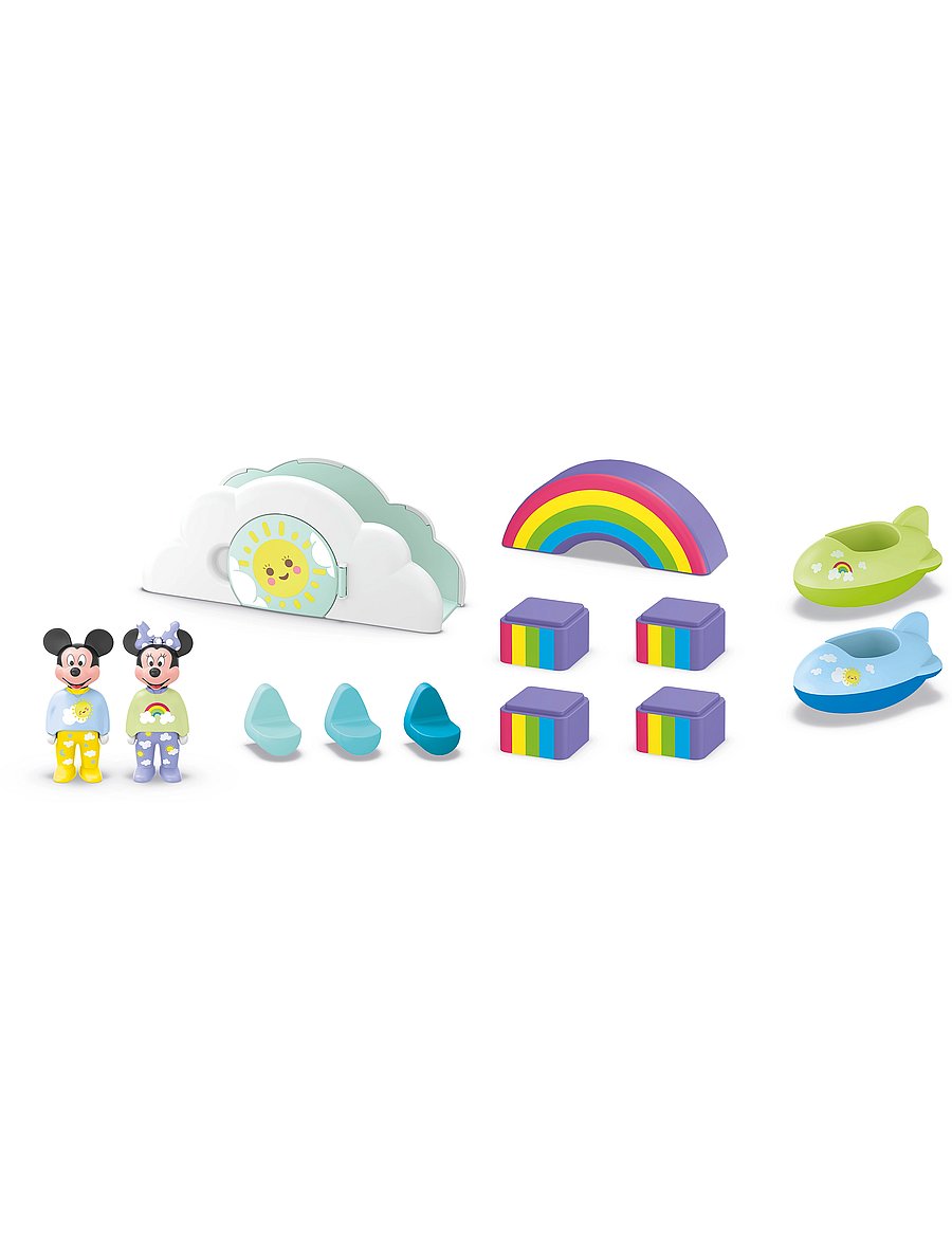 PLAYMOBIL - JUNIOR & Disney: Mickey's & Minnie's Cloud Home - 71696 - playmobil 1.2.3 - multicolored - 4