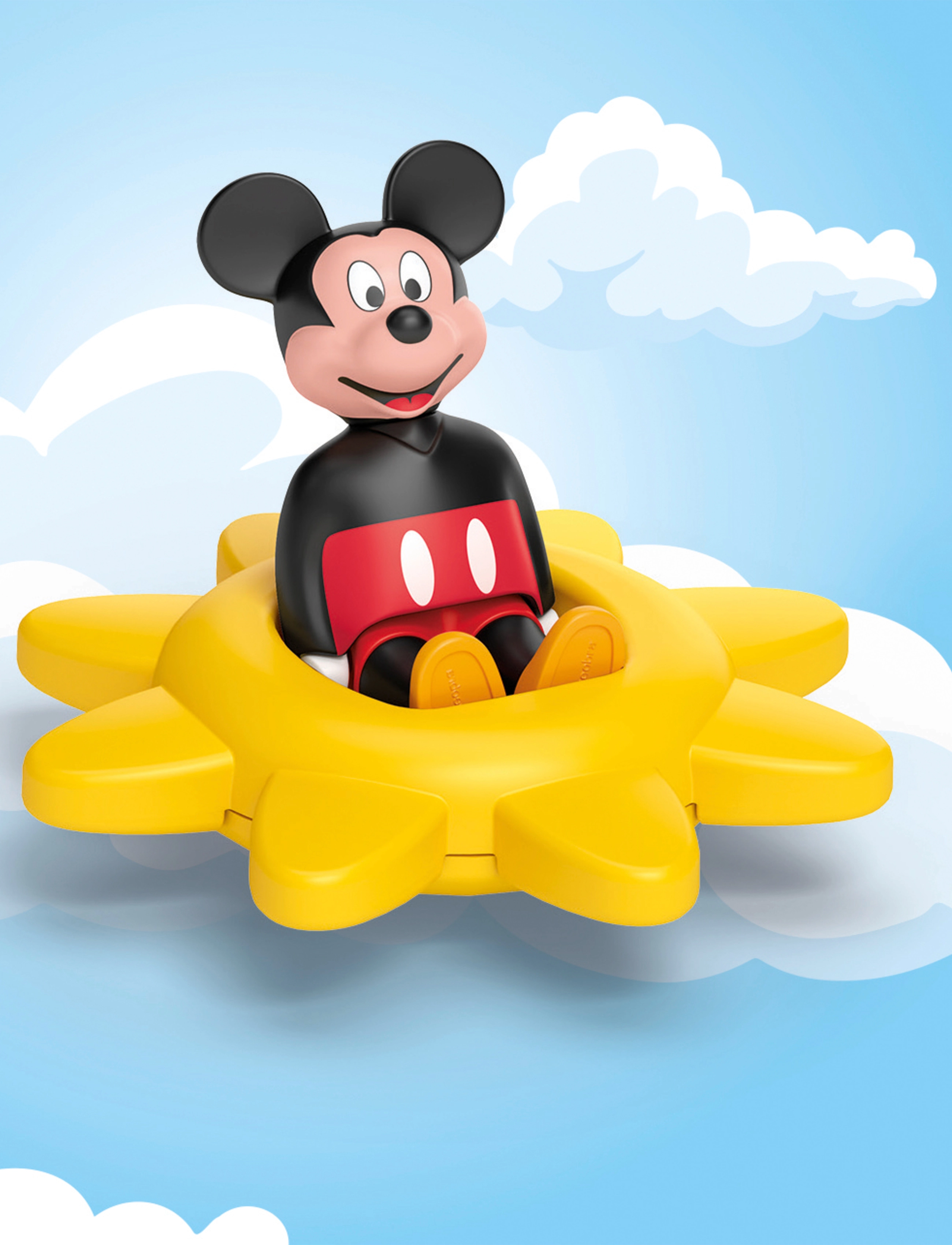 PLAYMOBIL - JUNIOR & Disney: Mickey's Spinning Sun with Rattle Feature - 71698 - playmobil junior - multicolored - 0