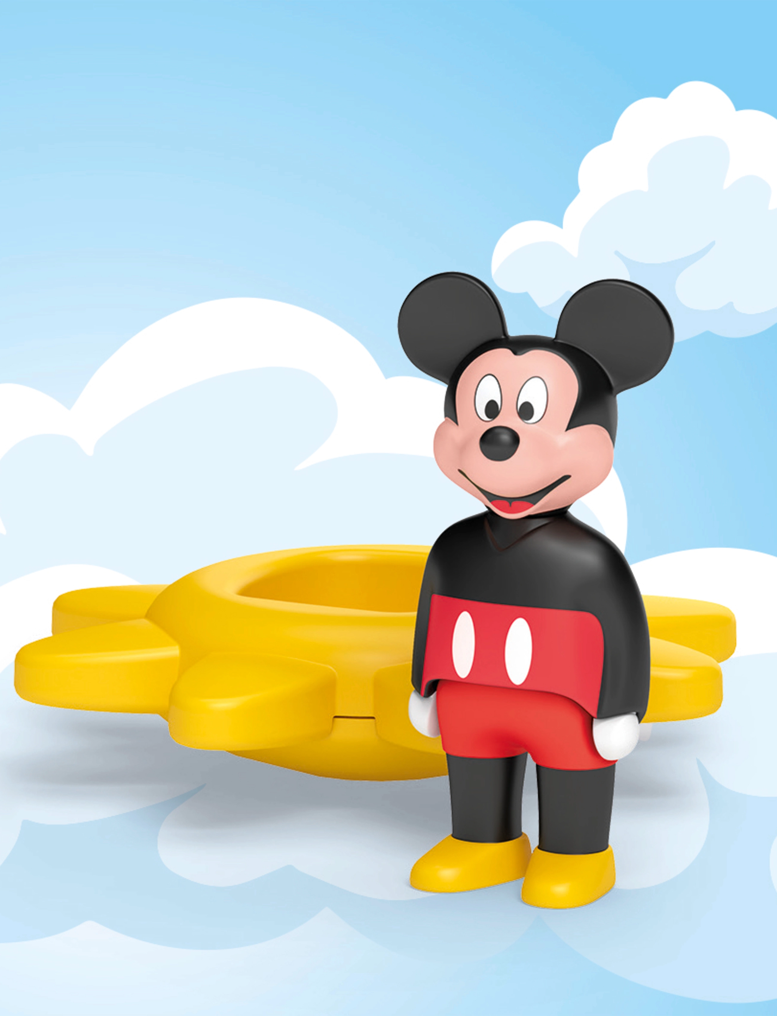 PLAYMOBIL - JUNIOR & Disney: Mickey's Spinning Sun with Rattle Feature - 71698 - playmobil junior - multicolored - 3