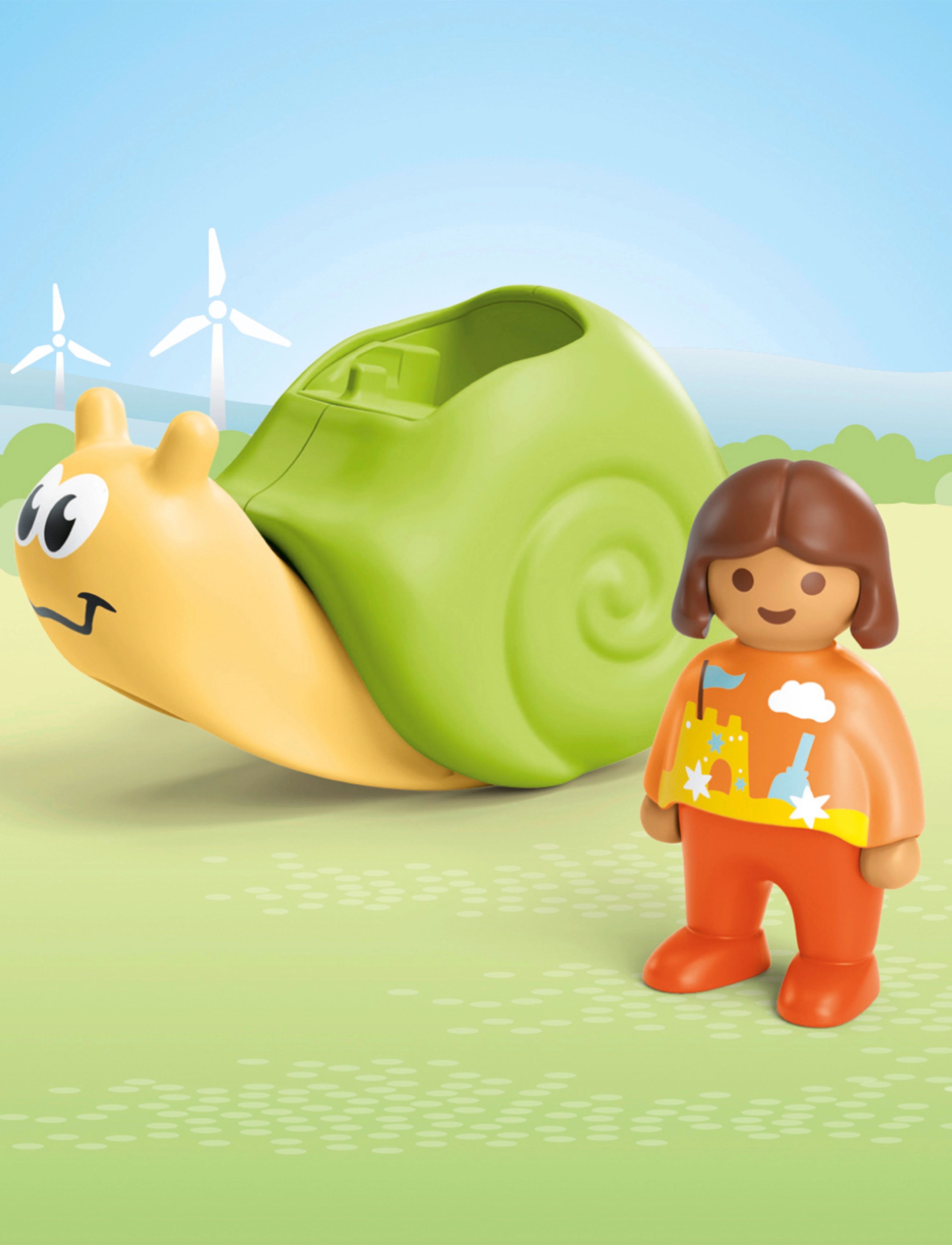 PLAYMOBIL - JUNIOR: Rocking Snail with Rattle Feature - 71699 - multicolored - 0