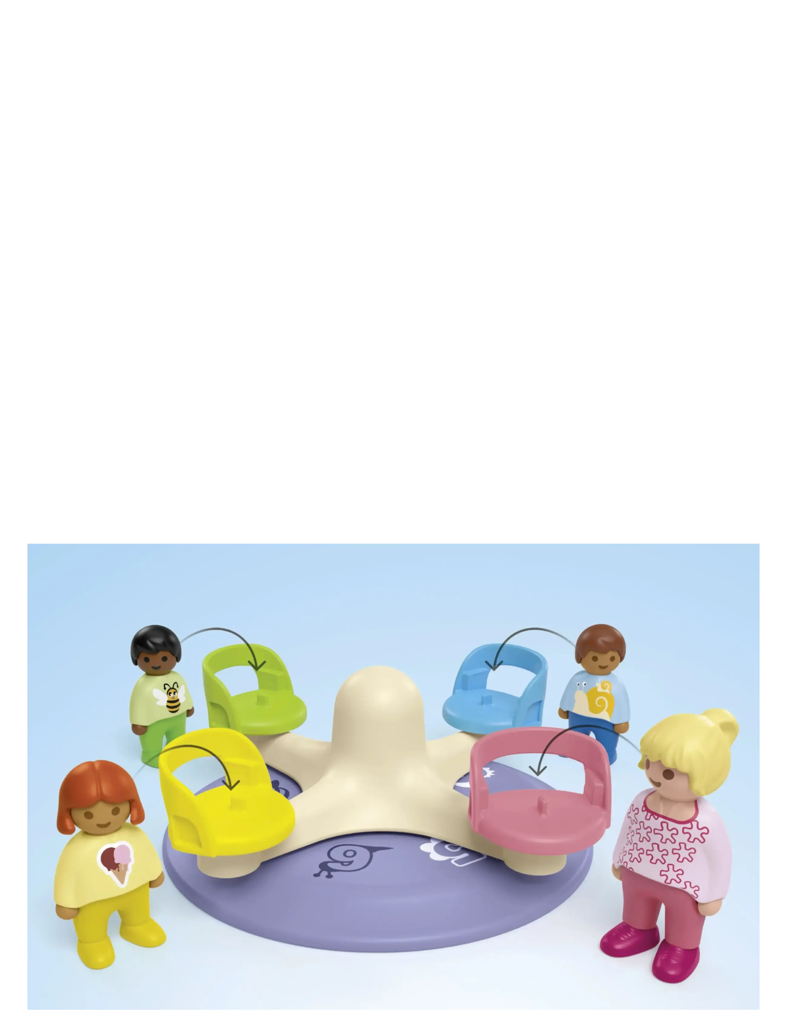 PLAYMOBIL - JUNIOR: Number-Merry-Go-Round - 71701 - playmobil junior - multicolored - 5