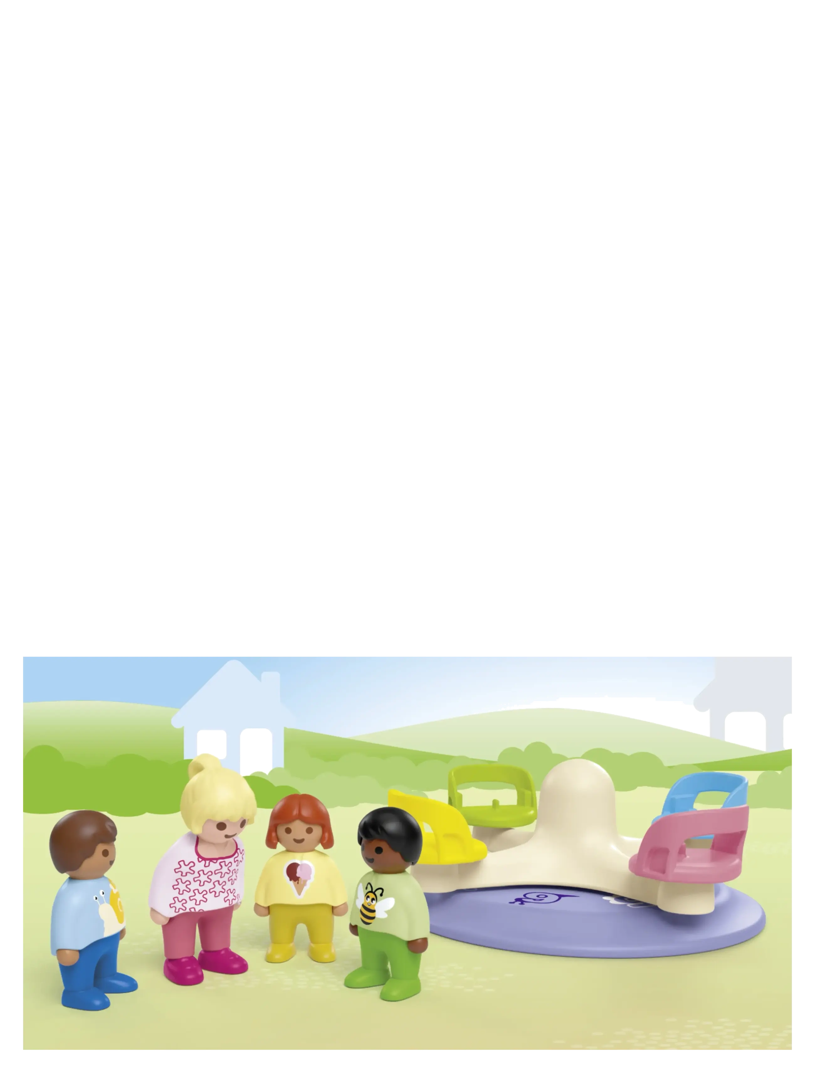PLAYMOBIL - JUNIOR: Number-Merry-Go-Round - 71701 - playmobil 1.2.3 - multicolored - 5