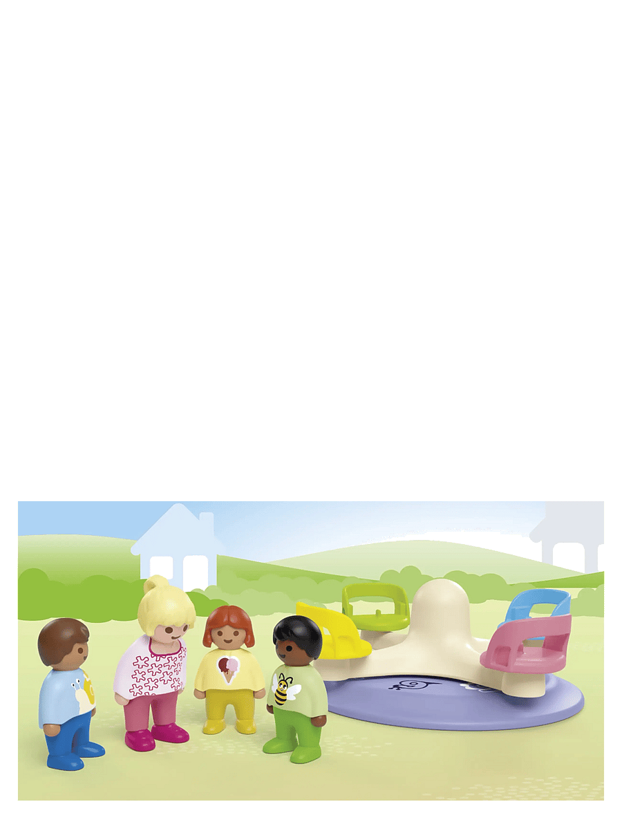 PLAYMOBIL - JUNIOR: Number-Merry-Go-Round - 71701 - playmobil 1.2.3 - multicolored - 5