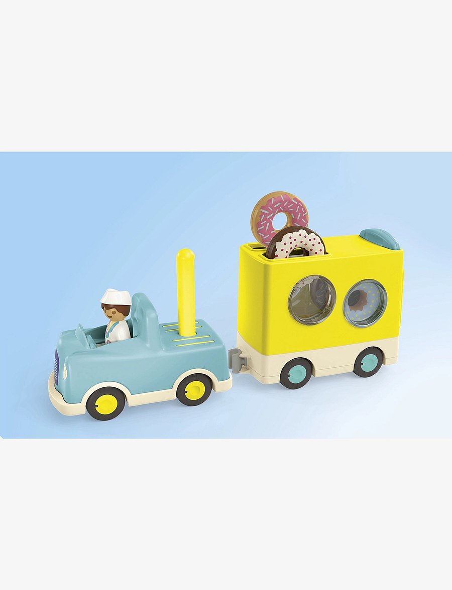 PLAYMOBIL - Junior Crazy Donut Truck with Stacking and Sorting Feature - playmobil junior - multicolored - 5