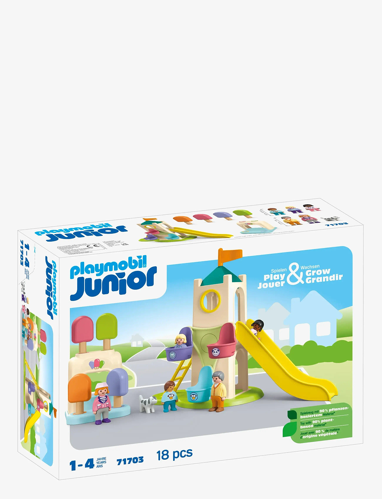 PLAYMOBIL - JUNIOR: Adventure Tower with Ice Cream Booth - 71703 - playmobil junior - multicolored - 1