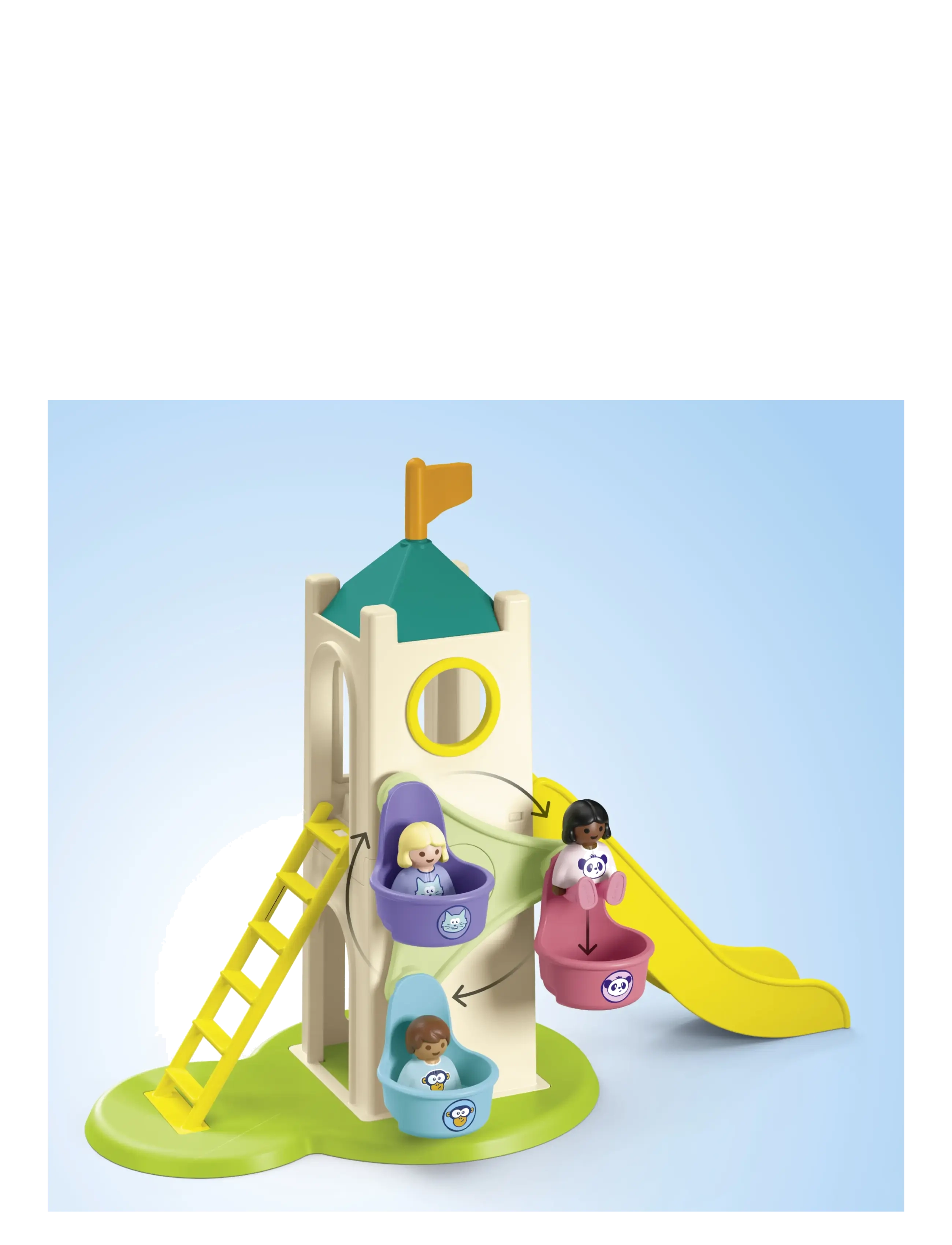 PLAYMOBIL - Junior Adventure Tower with Ice Cream Booth - playmobil junior - multicolored - 2
