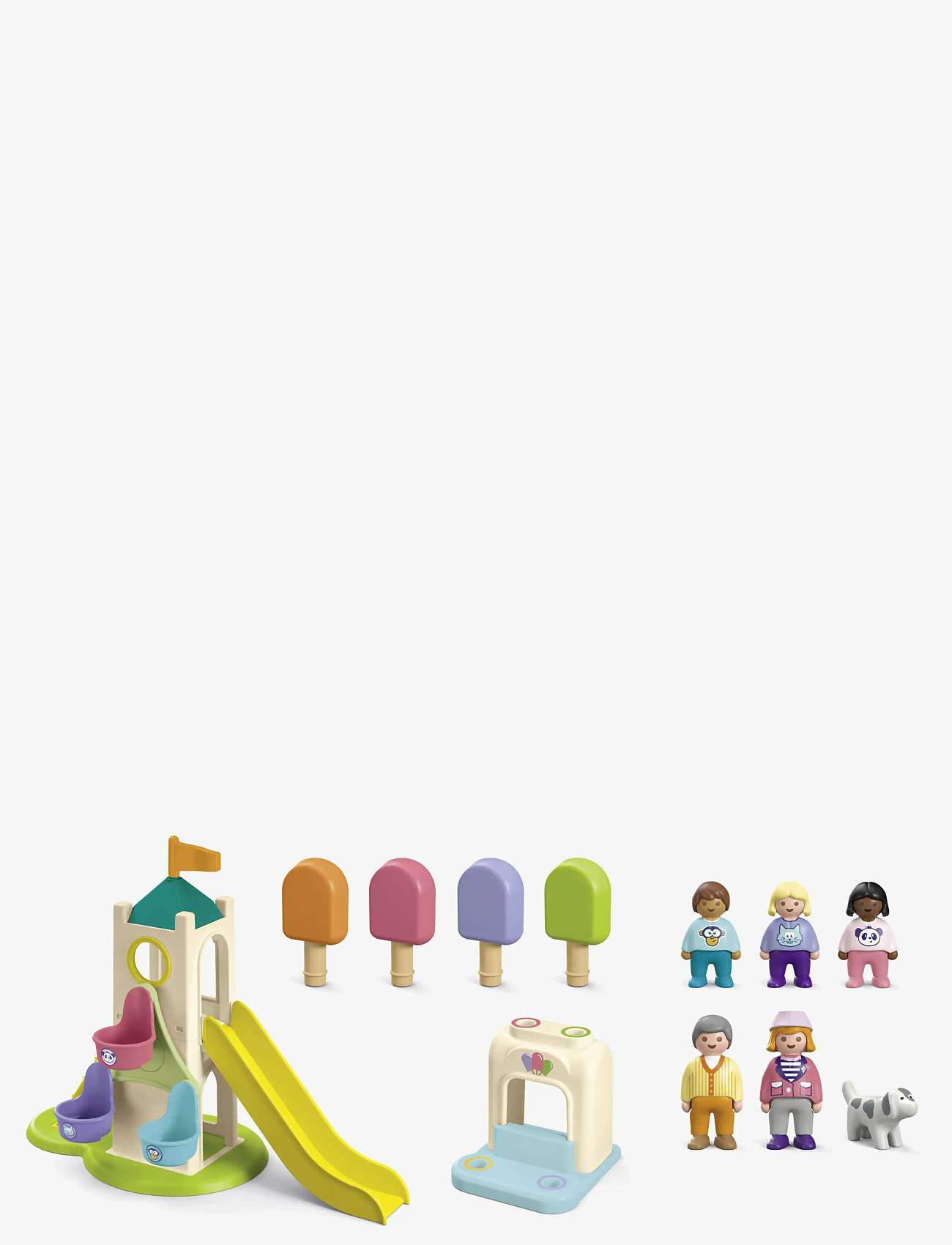 PLAYMOBIL - JUNIOR: Adventure Tower with Ice Cream Booth - 71703 - playmobil junior - multicolored - 4