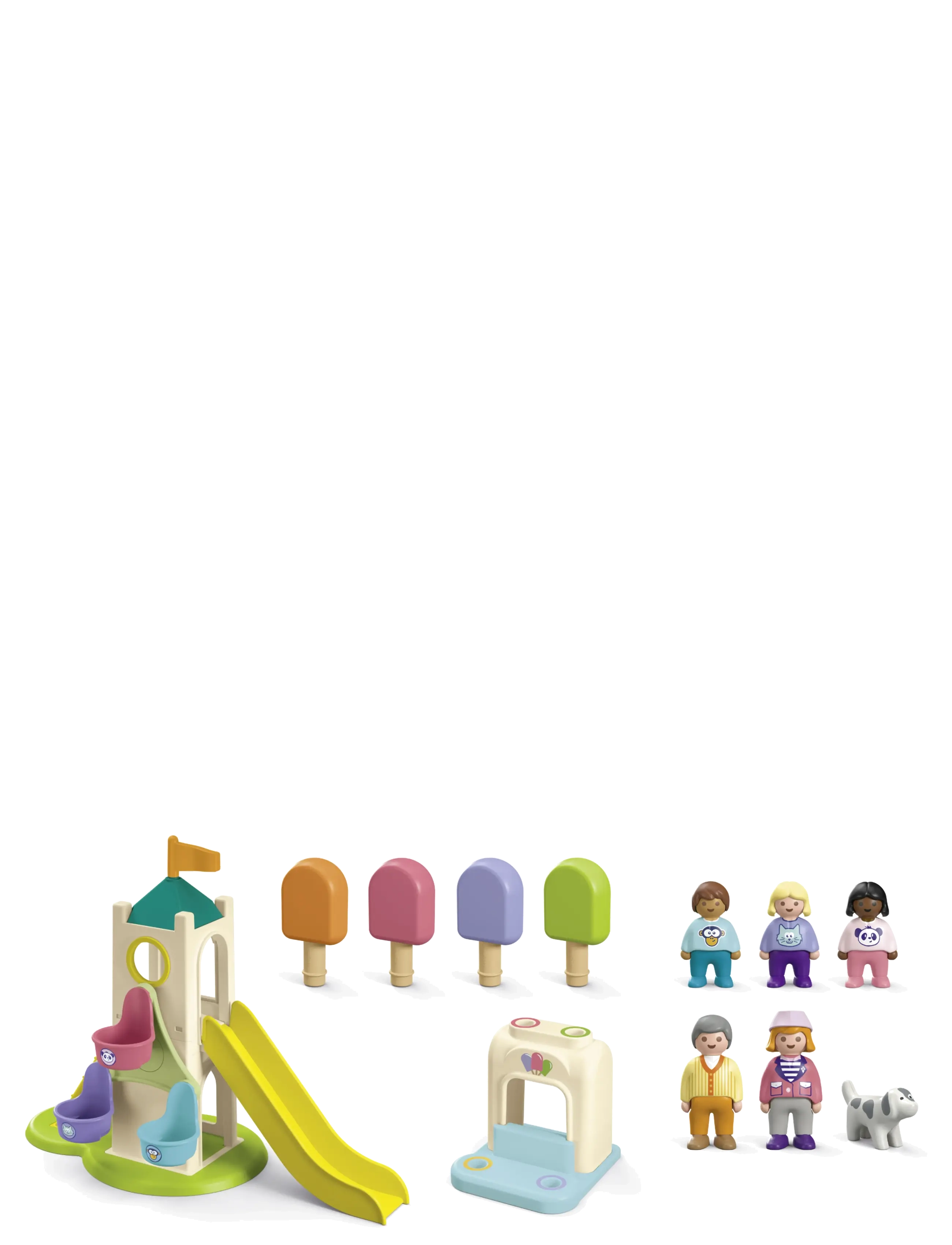 PLAYMOBIL - Junior Adventure Tower with Ice Cream Booth - playmobil junior - multicolored - 4