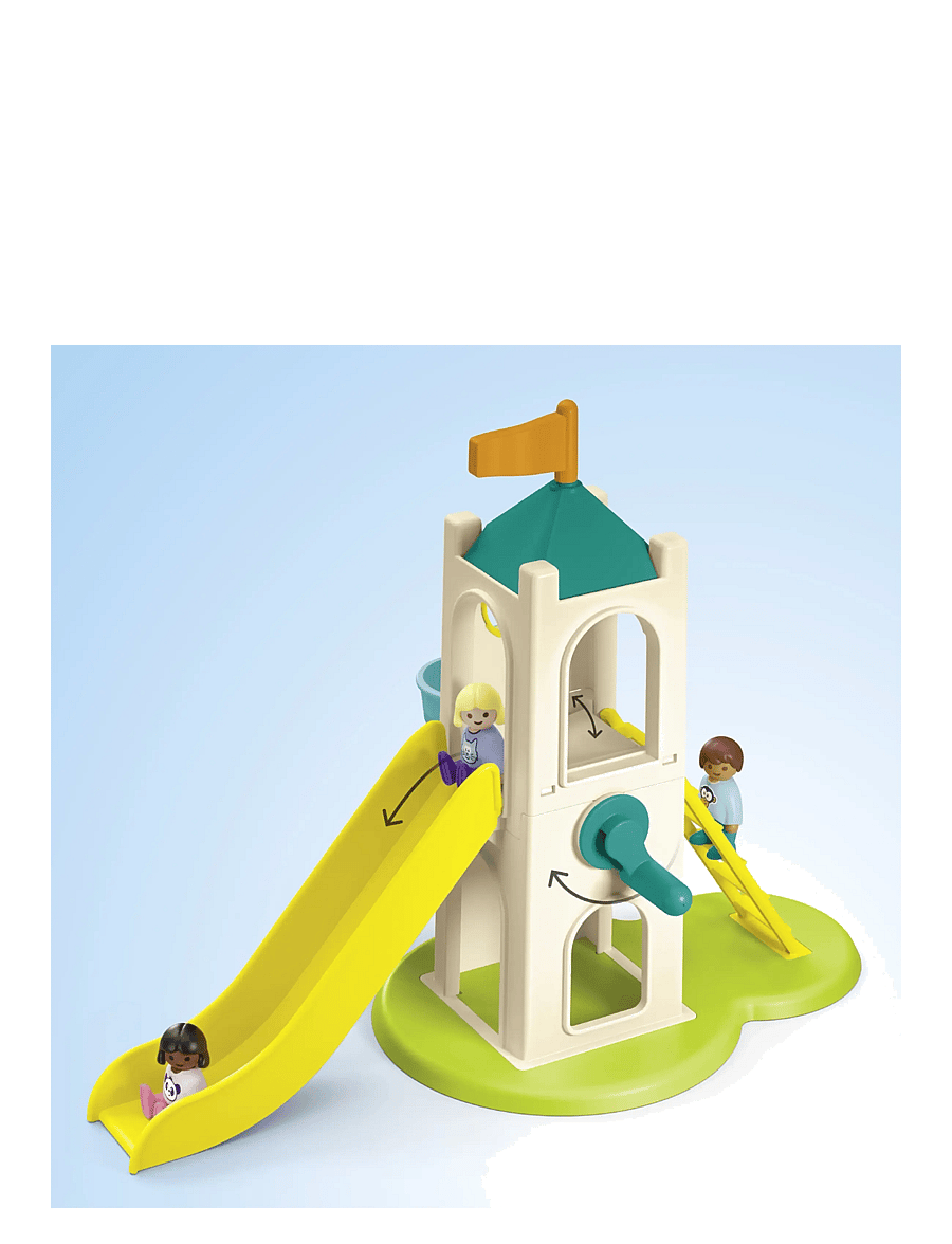 PLAYMOBIL - Junior Adventure Tower with Ice Cream Booth - playmobil 1.2.3 - multicolored - 4