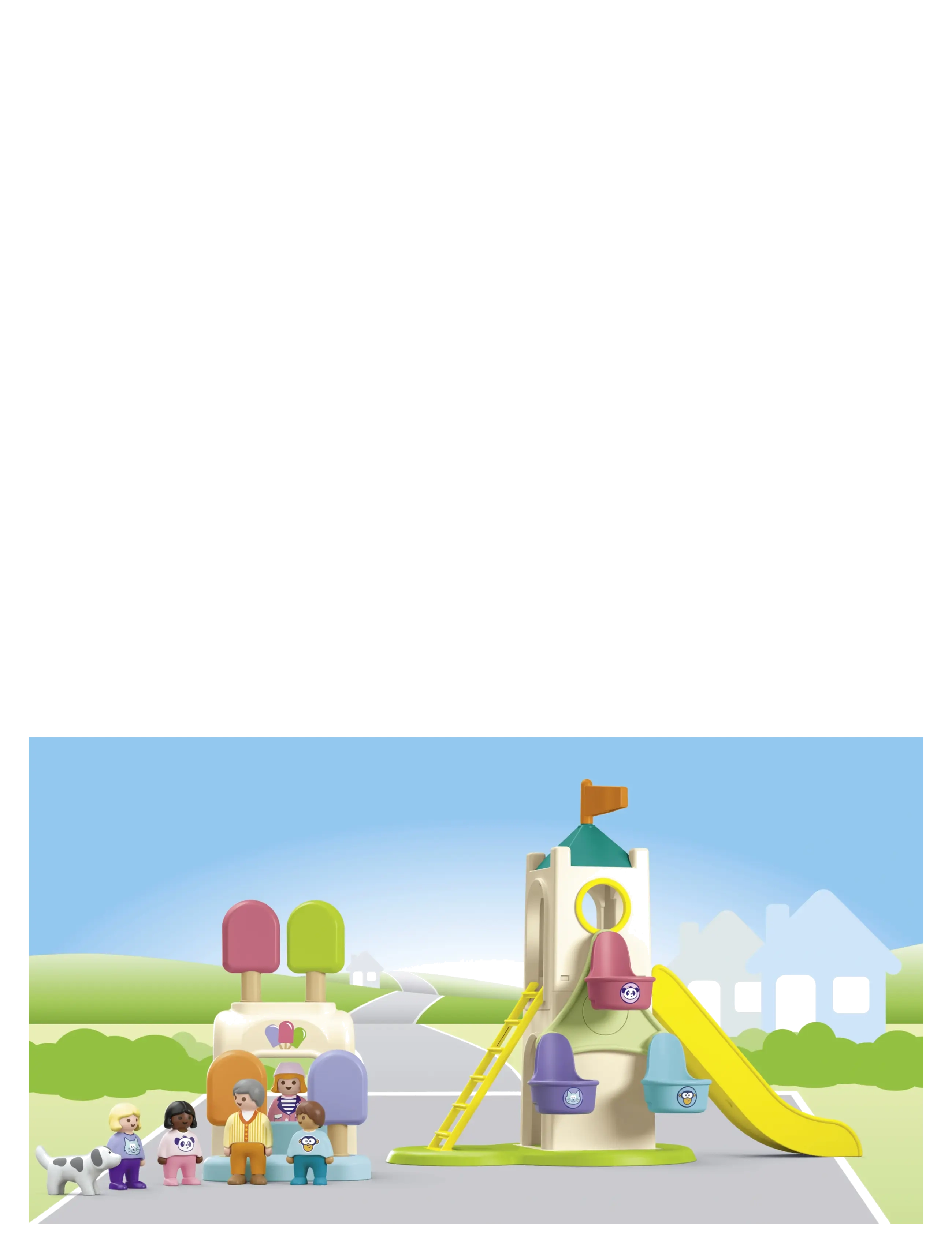 PLAYMOBIL - Junior Adventure Tower with Ice Cream Booth - playmobil 1.2.3 - multicolored - 5