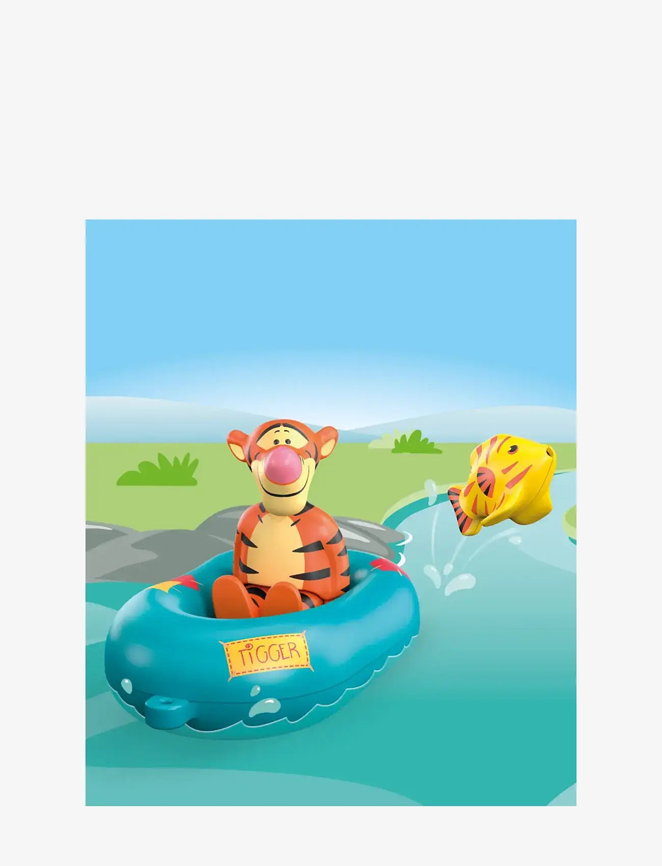 PLAYMOBIL Junior & Disney: Tigger's Rubber Boat Ride – playmobil 1.2.3 ...
