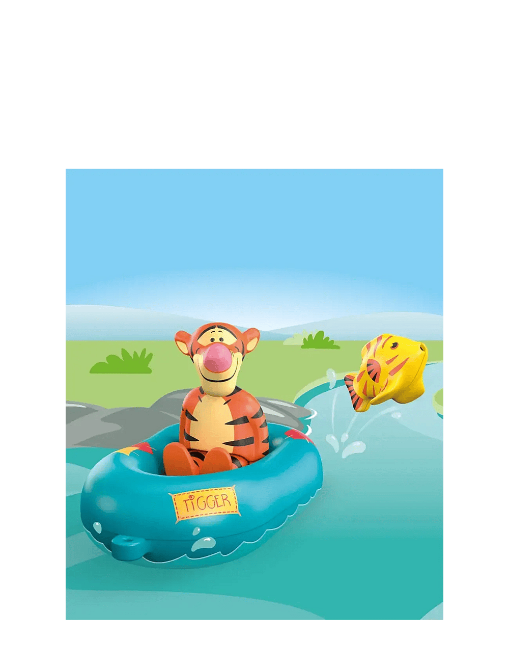 Tigger Ride PLAYMOBIL Junior & Disney: Tigger's Rubber Boat Ride – playmobil 1.2.3 ...