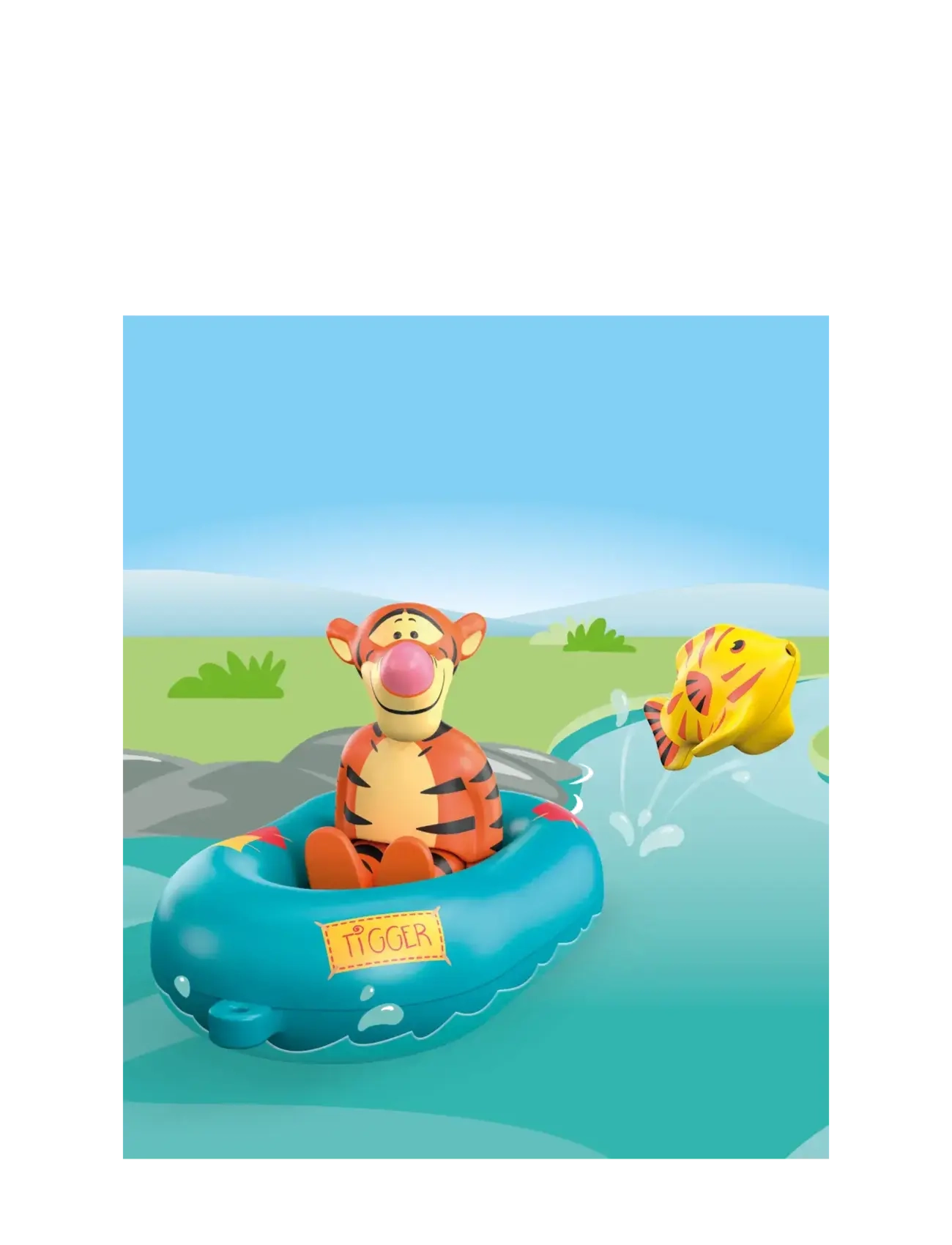 PLAYMOBIL - 1.2.3 Aqua & Disney: Tigerdyrets gummibådtur - 71704 - andet vandlegetøj - multicolored - 3