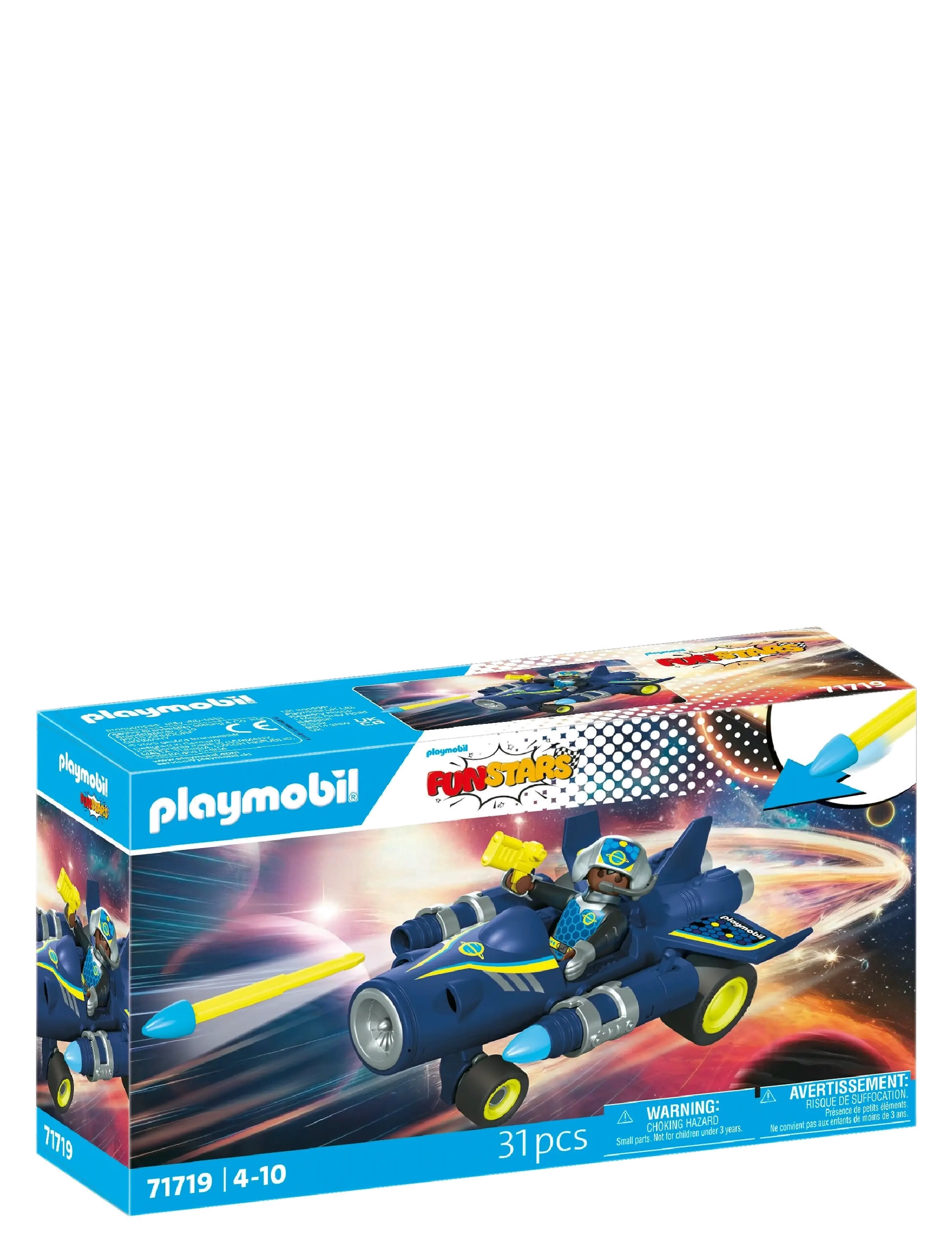PLAYMOBIL Racing Space Jet, One Size, Blue, Playmobil Legetøj > Playmobil City Life, Børn