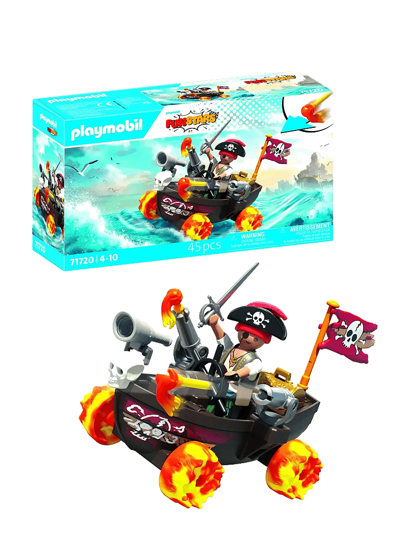 PLAYMOBIL - Racing Pirate Boat - playmobil city life - multicolored - 1