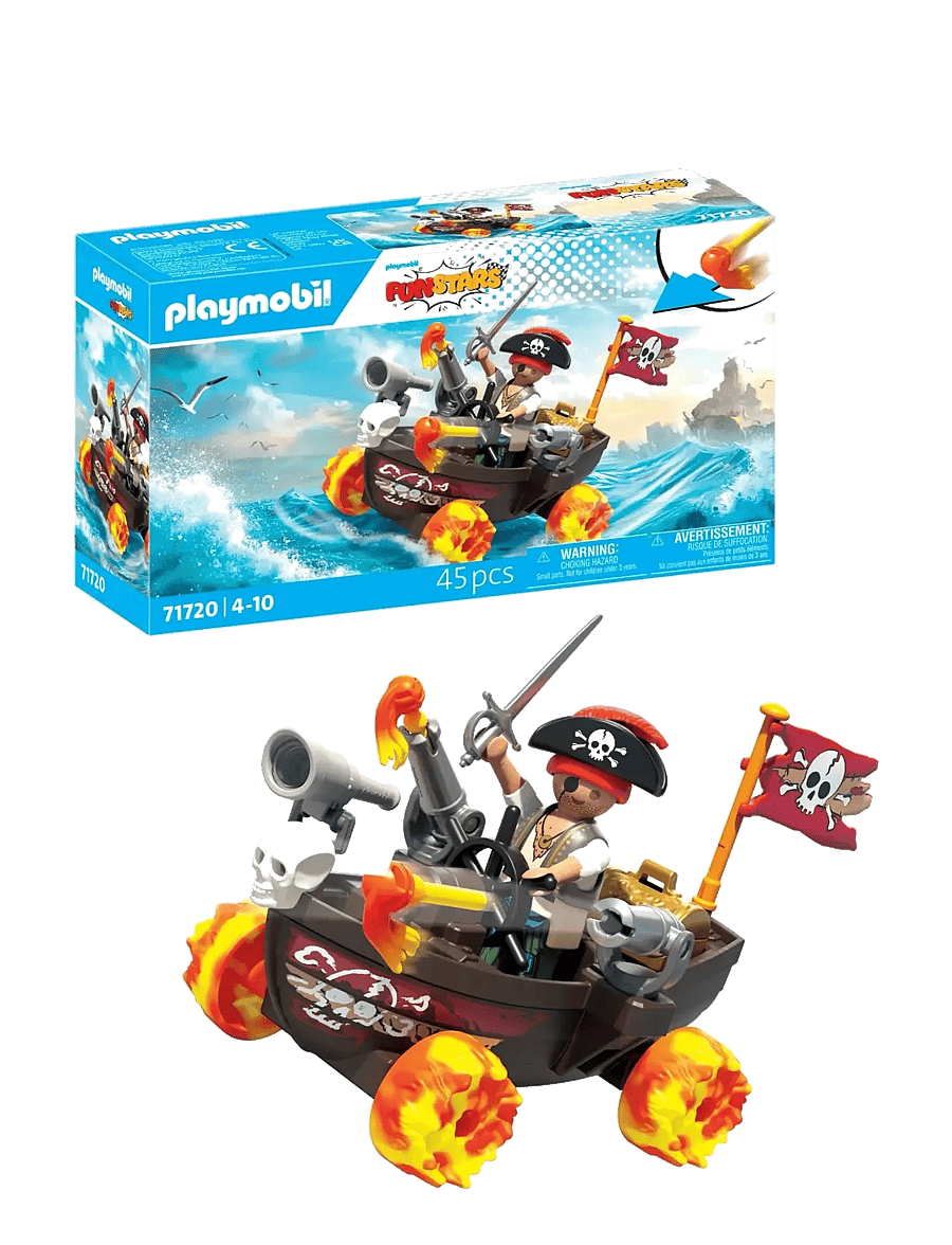 PLAYMOBIL - Racing Pirate Boat - playmobil city life - multicolored - 2
