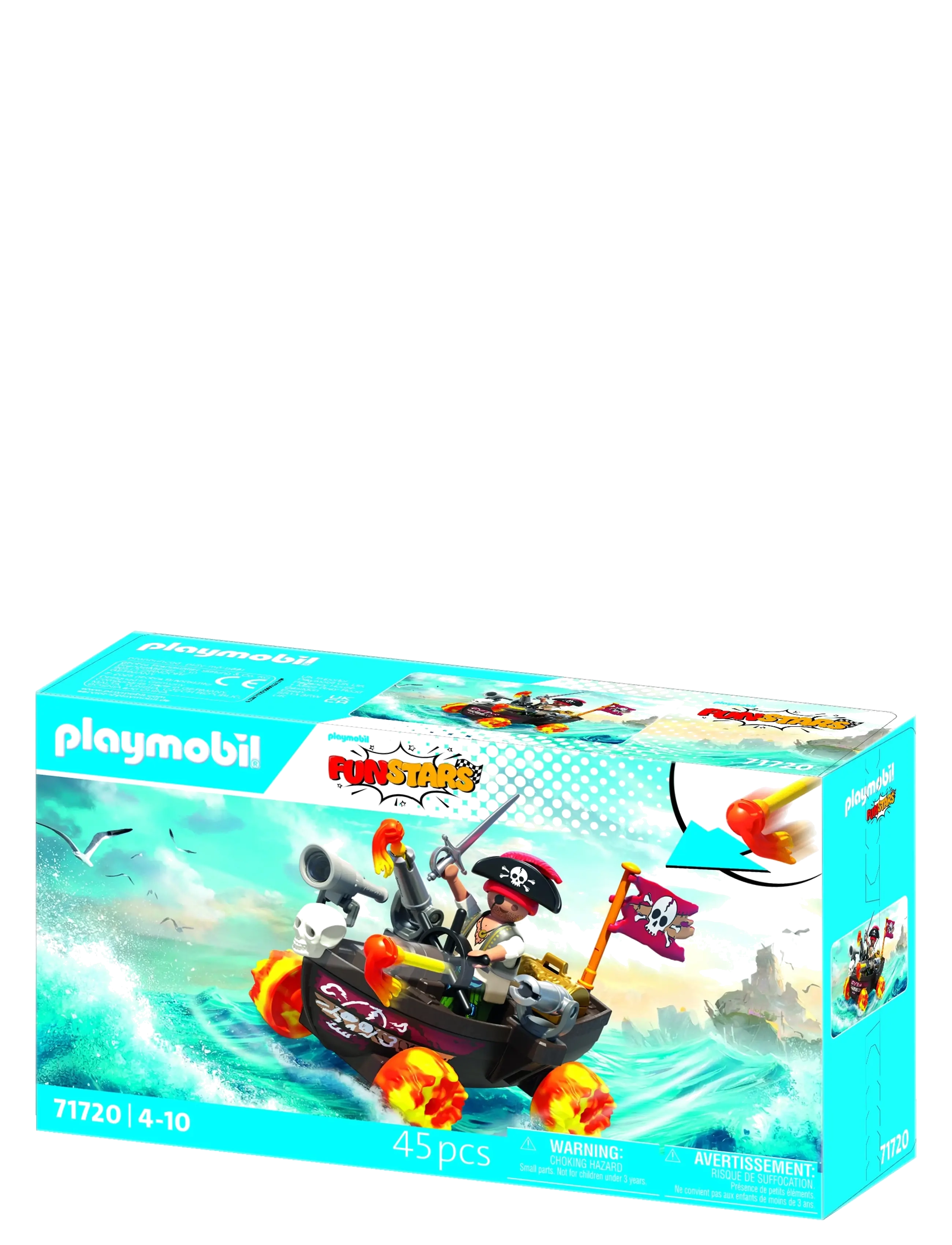 PLAYMOBIL - Racing Pirate Boat - playmobil city life - multicolored - 5