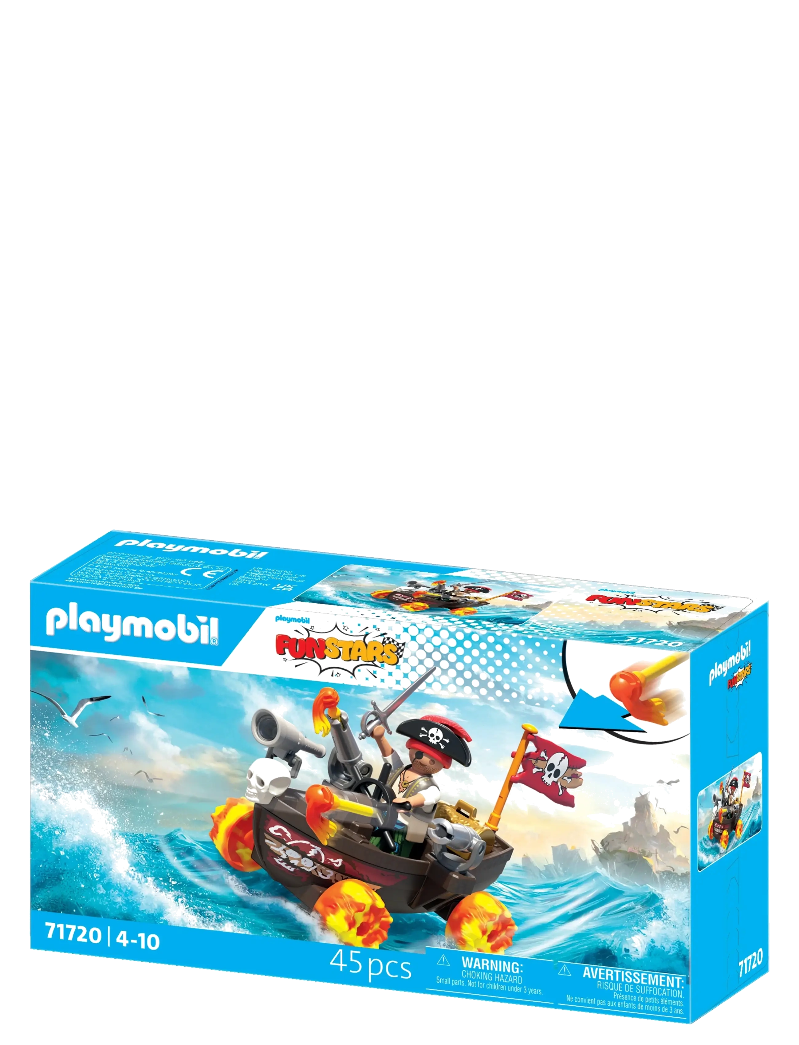 PLAYMOBIL - Racing Pirate Boat - playmobil city life - multicolored - 5