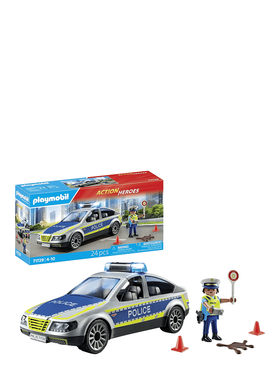 PLAYMOBIL - Police Patrol Car - playmobil action heroes - multicolored - 1