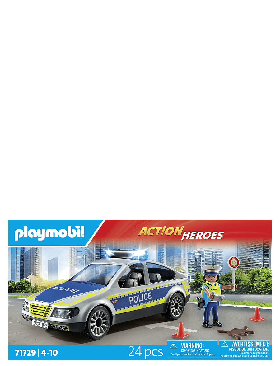 PLAYMOBIL - Police Patrol Car - playmobil action heroes - multicolored - 2