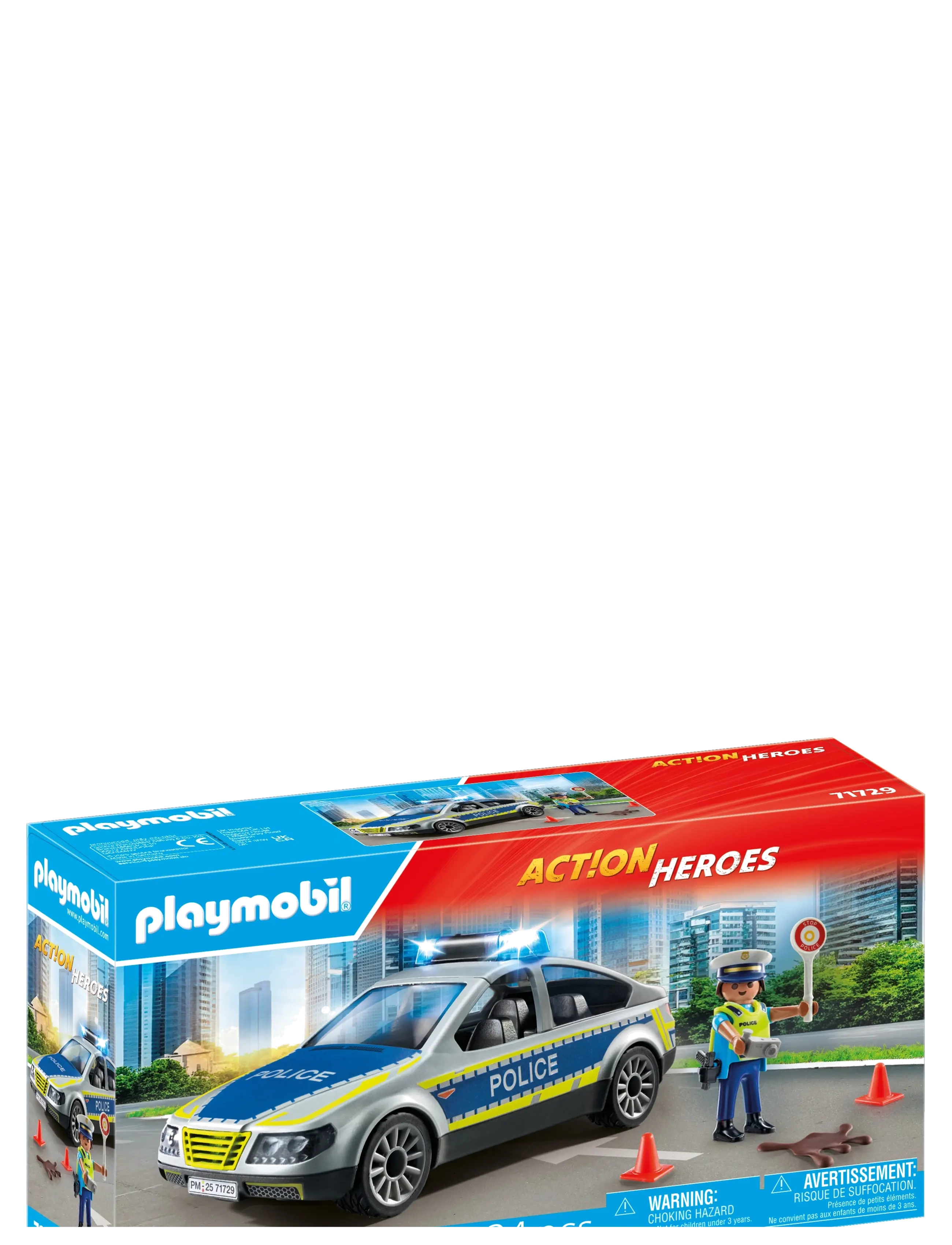 PLAYMOBIL - Police Patrol Car - playmobil action heroes - multicolored - 3