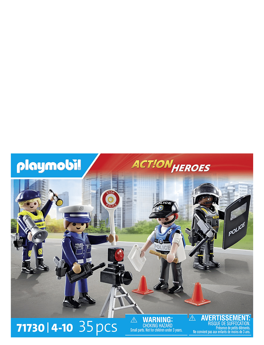 PLAYMOBIL - Police Figures Set - multicolored - 3