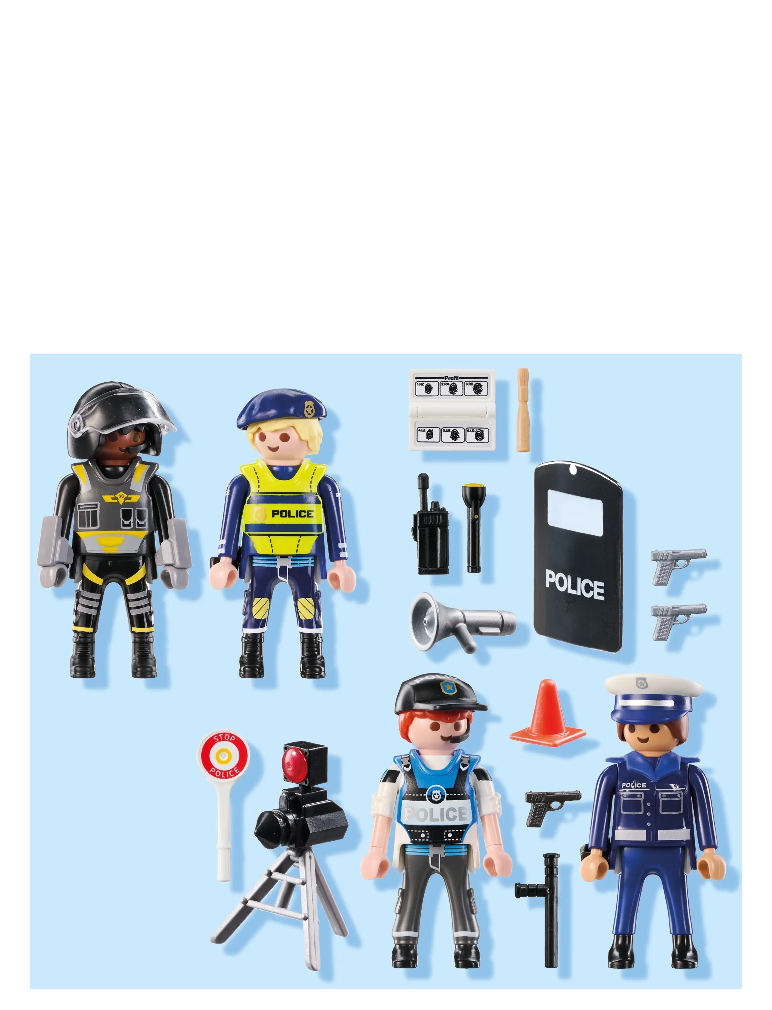 PLAYMOBIL - Police Figures Set - dovanos žemiau 30€ - multicolored - 3