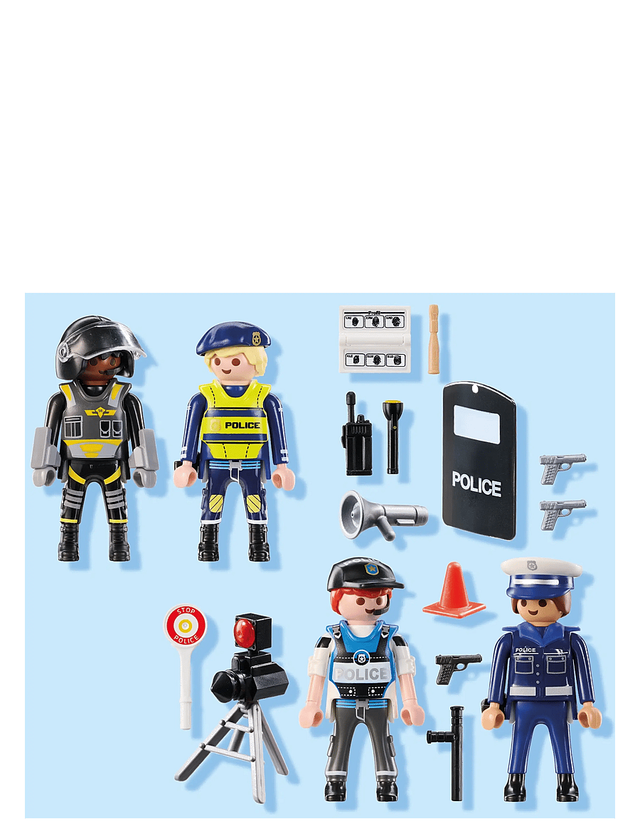 PLAYMOBIL - Police Figures Set - dovanos žemiau 30€ - multicolored - 3