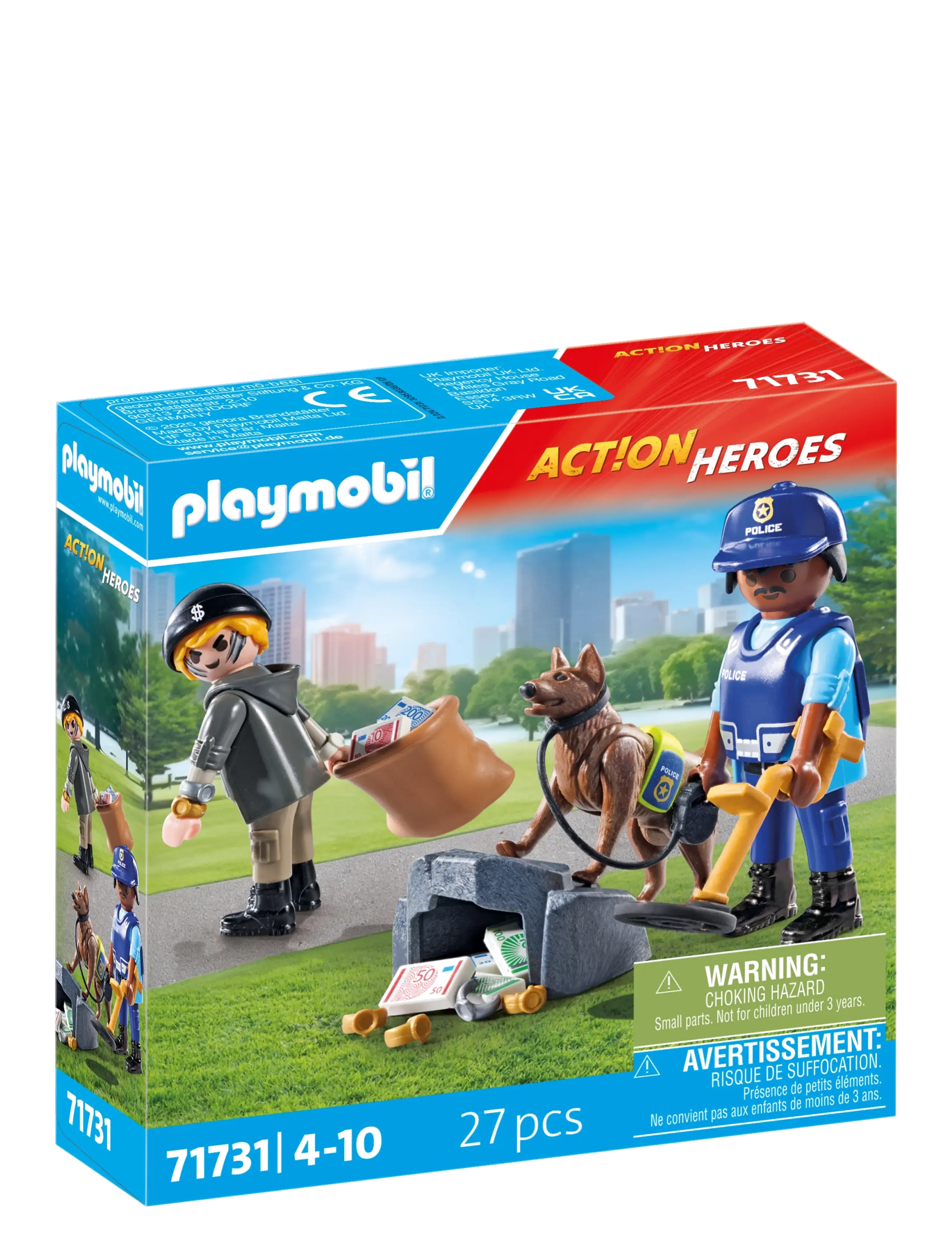 PLAYMOBIL - Police Search with dog - multicolored - 2