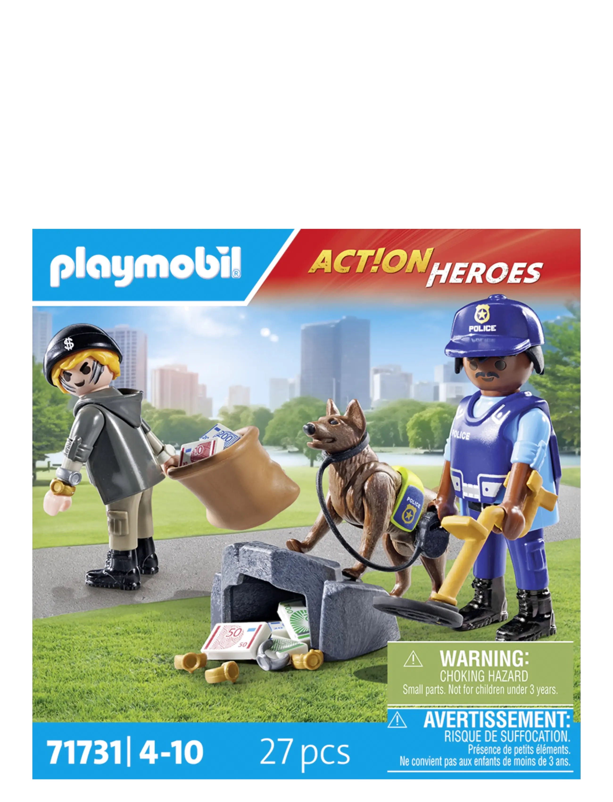 PLAYMOBIL - Police Search with dog - multicolored - 4