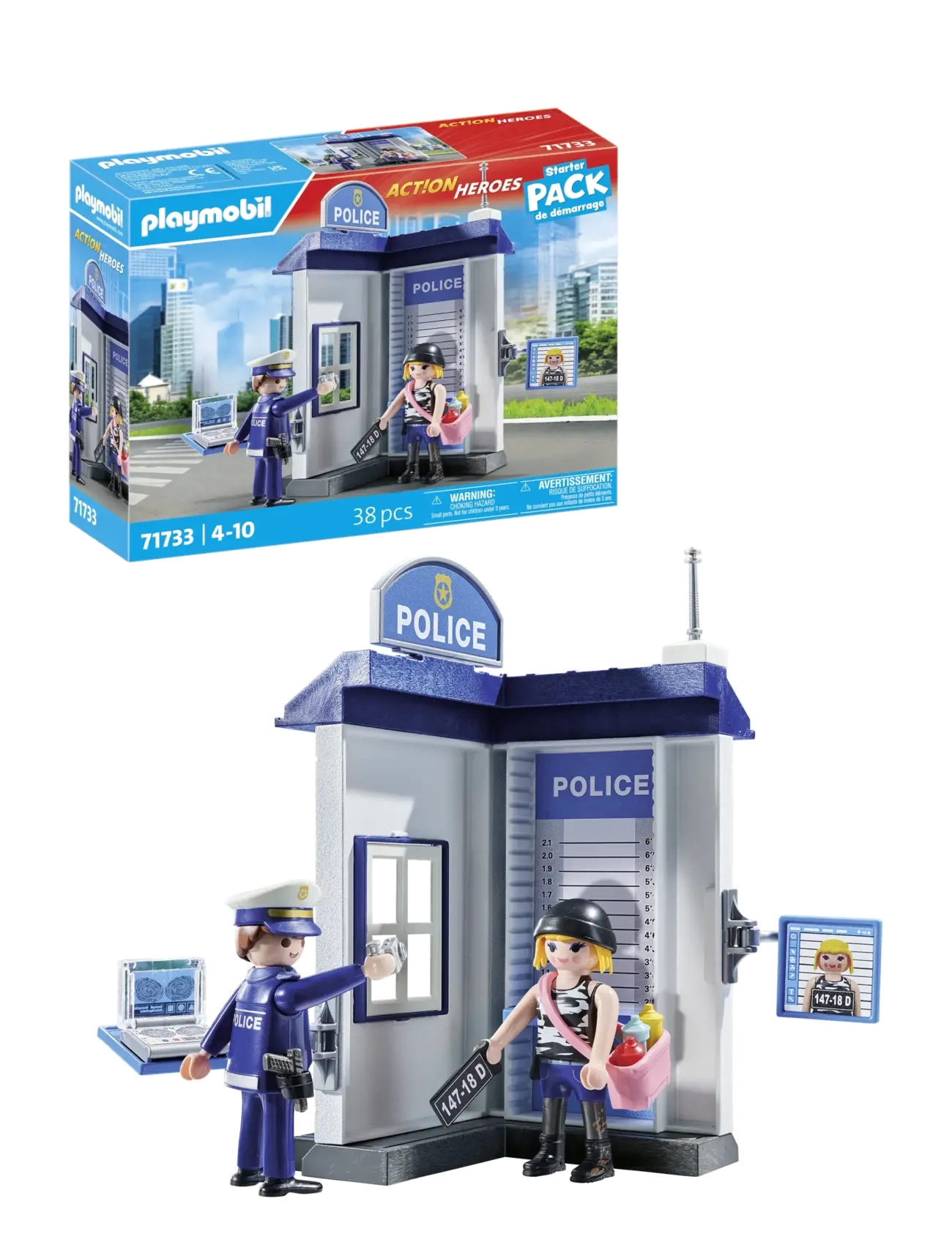 PLAYMOBIL Starter Pack Police Room - Playmobil legetøj - MULTICOLORED / multi